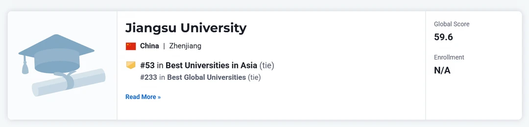usnews 2026 排名最大赢家居然是江苏大学