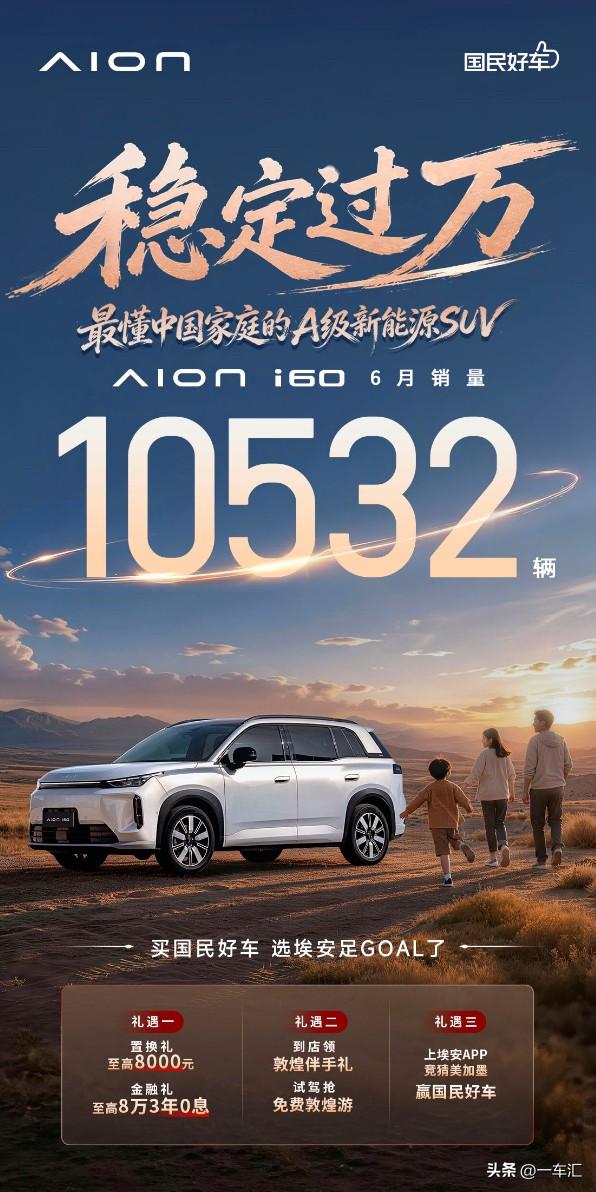 昊铂埃安上半年同比增长15%，连续正增长领跑细分市场
在2026年上半年的市场考