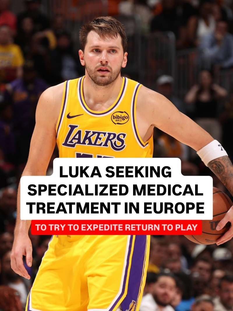 东契奇将去欧洲接受治疗这是担心被湖人队做局耽误恢复啊！据著名记者Shams报道，