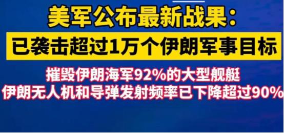 美军战报：伊朗导弹发射率下降90%，以军战报：伊朗已无法浓缩铀
 
3月25日，