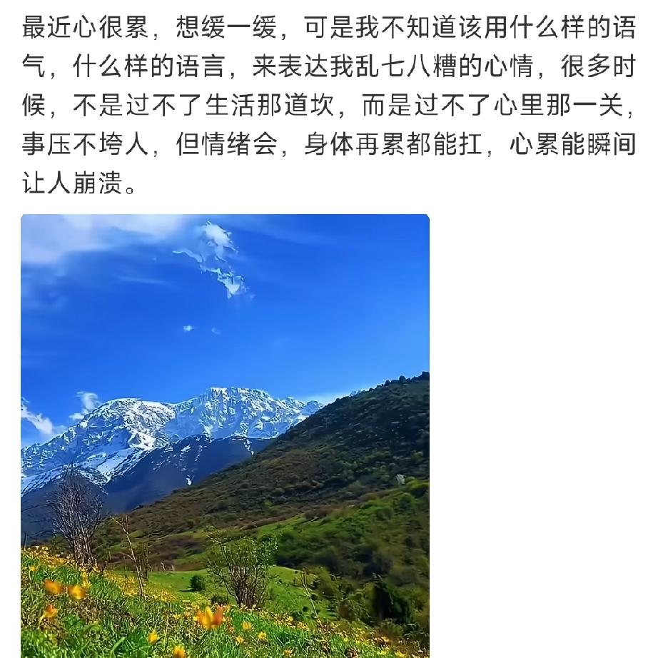 最近的你，是不是也有这样一种时刻：
说不上难过，也算不上崩溃。
生活没有惊天动地