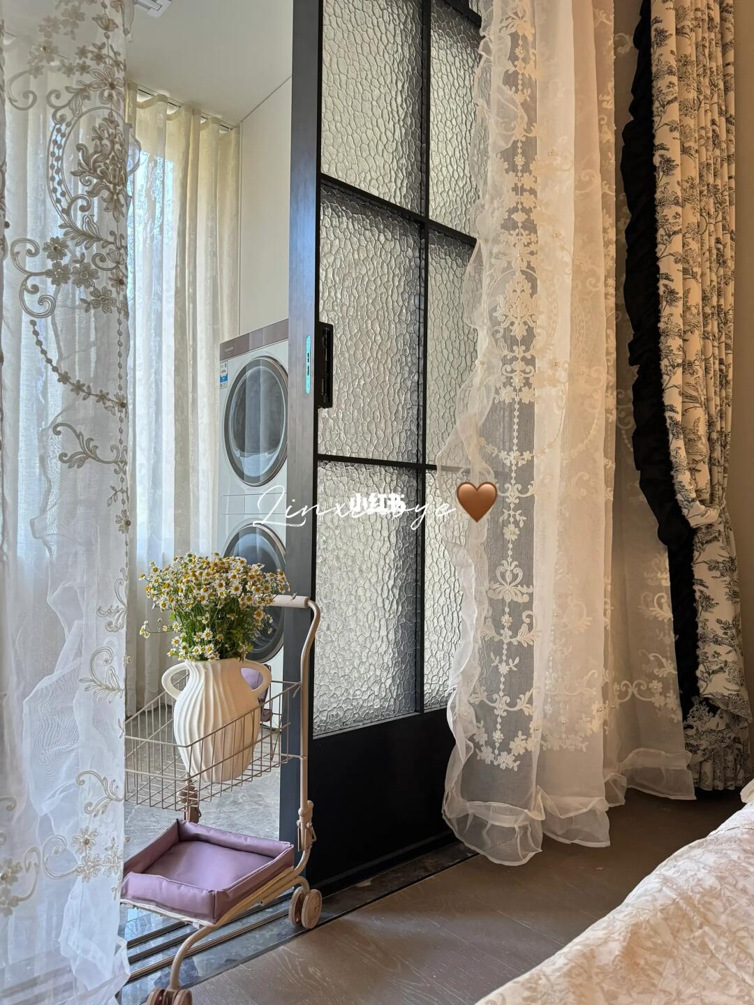 被问了无数次的塔利亚黑白花窗帘🖤