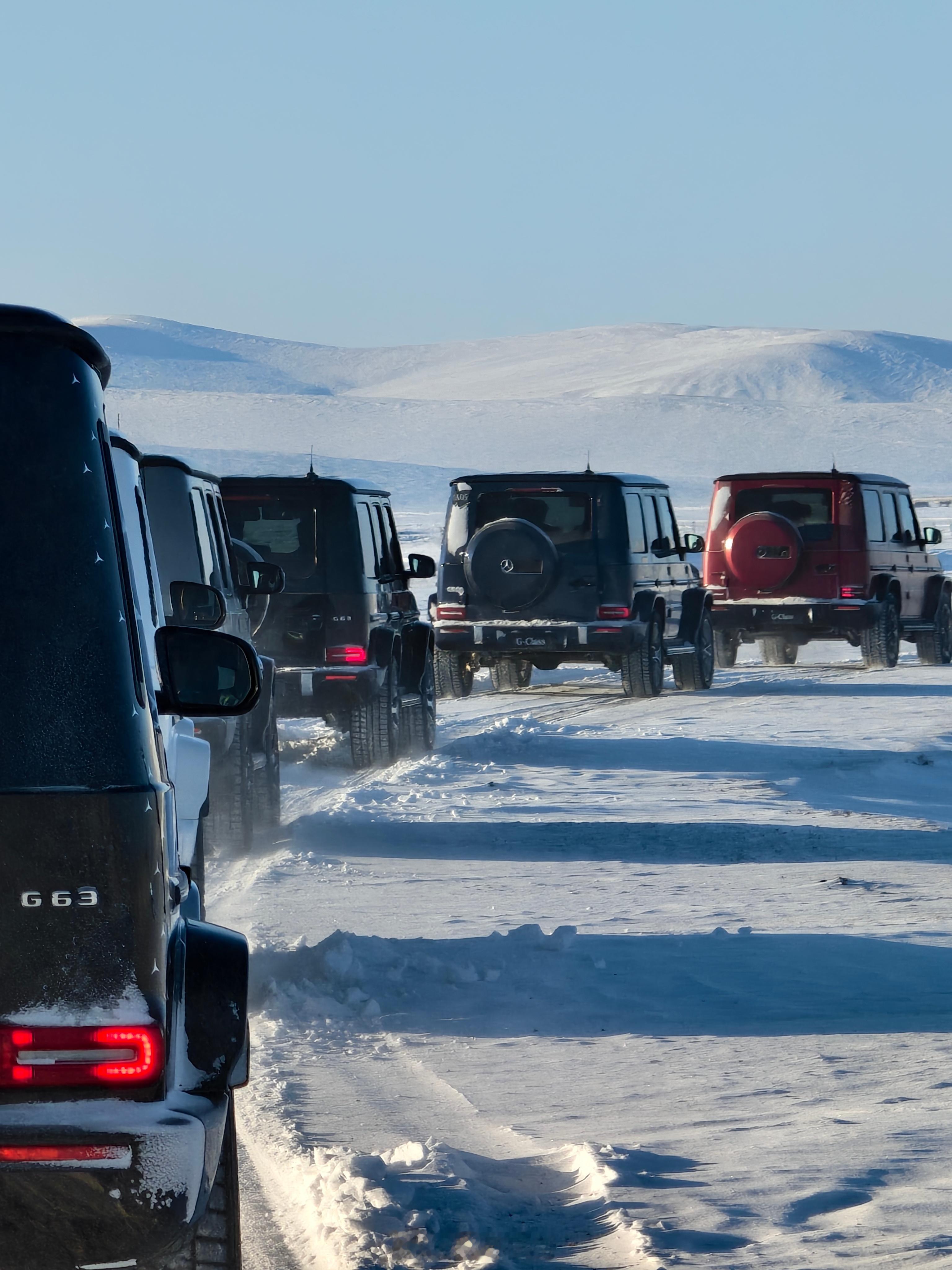 关于我和G63/GLS480在雪原融洽相处的8小时翻山 过河才是G级车的主战场啊