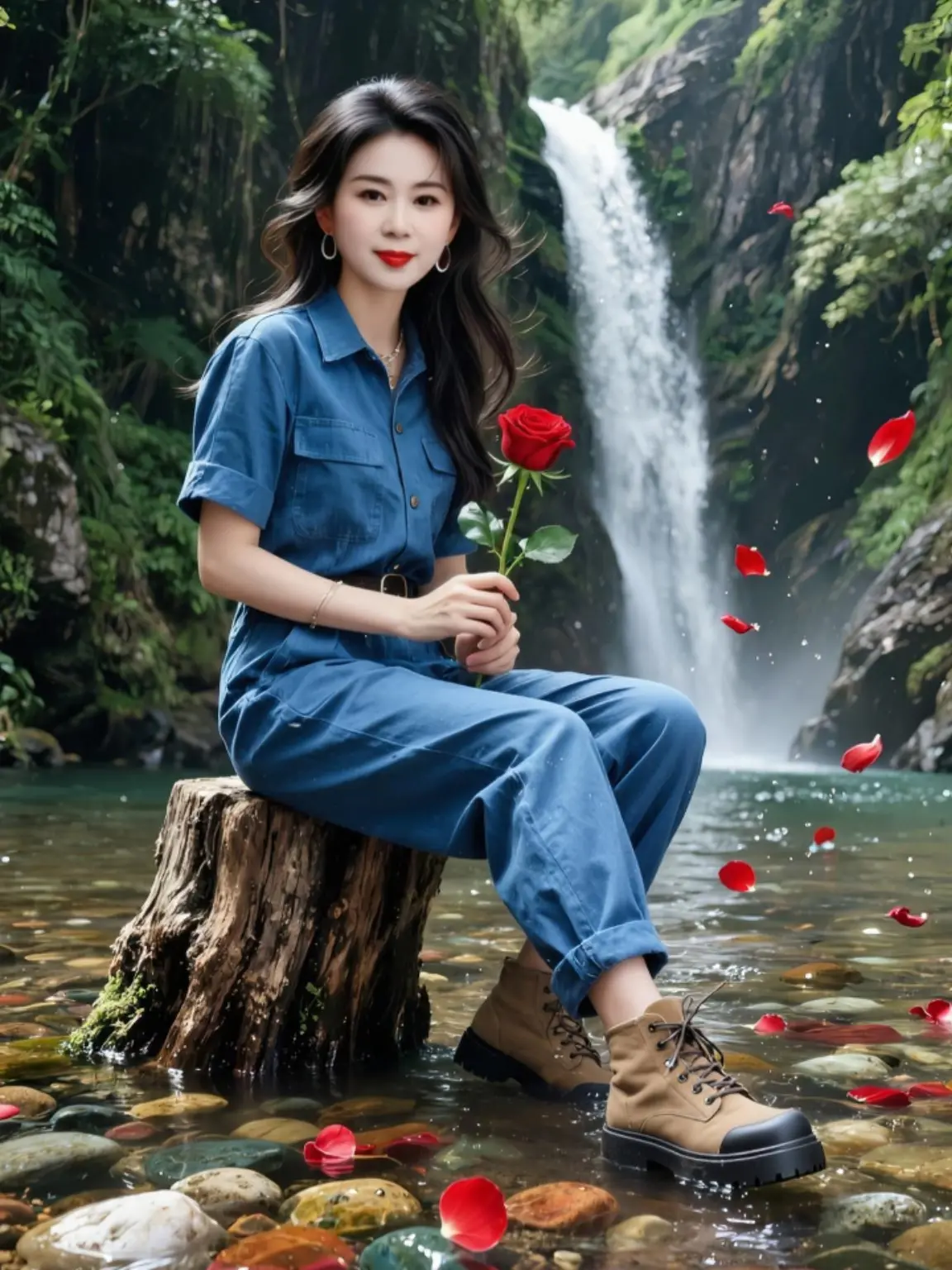 AI峡谷唯美写真 随变ai随便玩