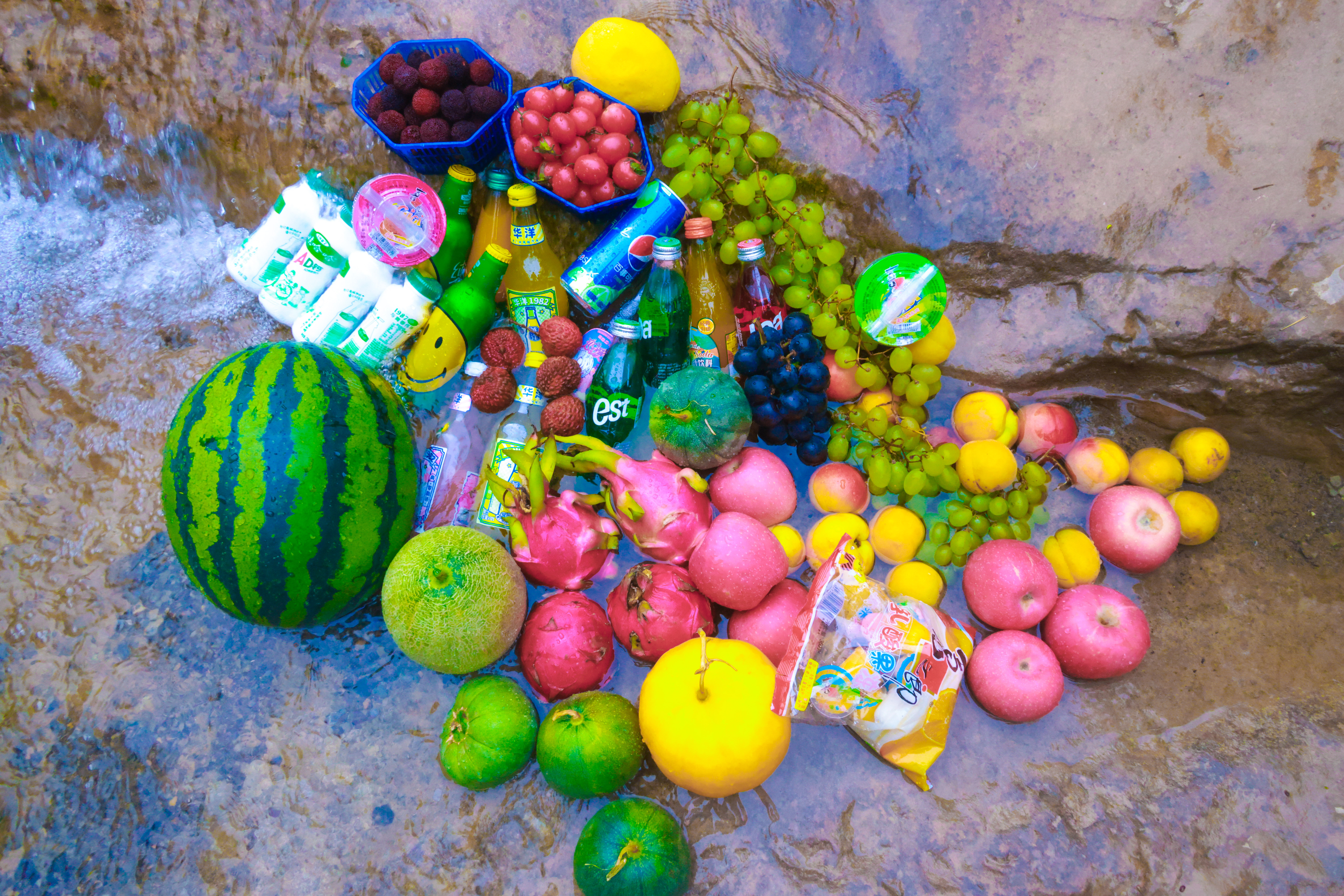 谁能拒绝有西瓜🍉和戏水的夏天💦 ​​​