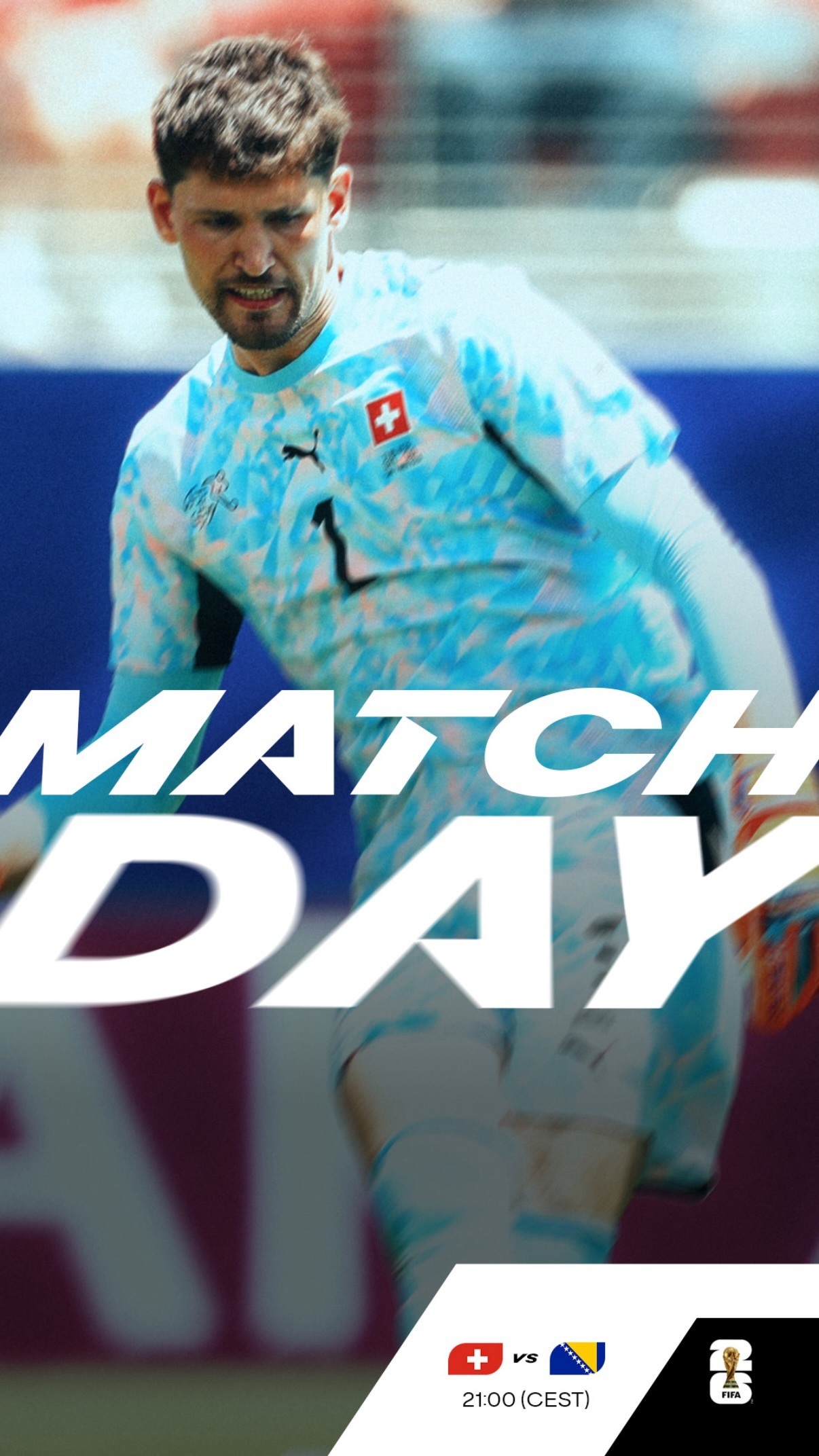 🥺终场前丢球，遗憾错失零封奖🇨🇭瑞士4-1波黑🇧🇦💛🖤科贝尔首发打