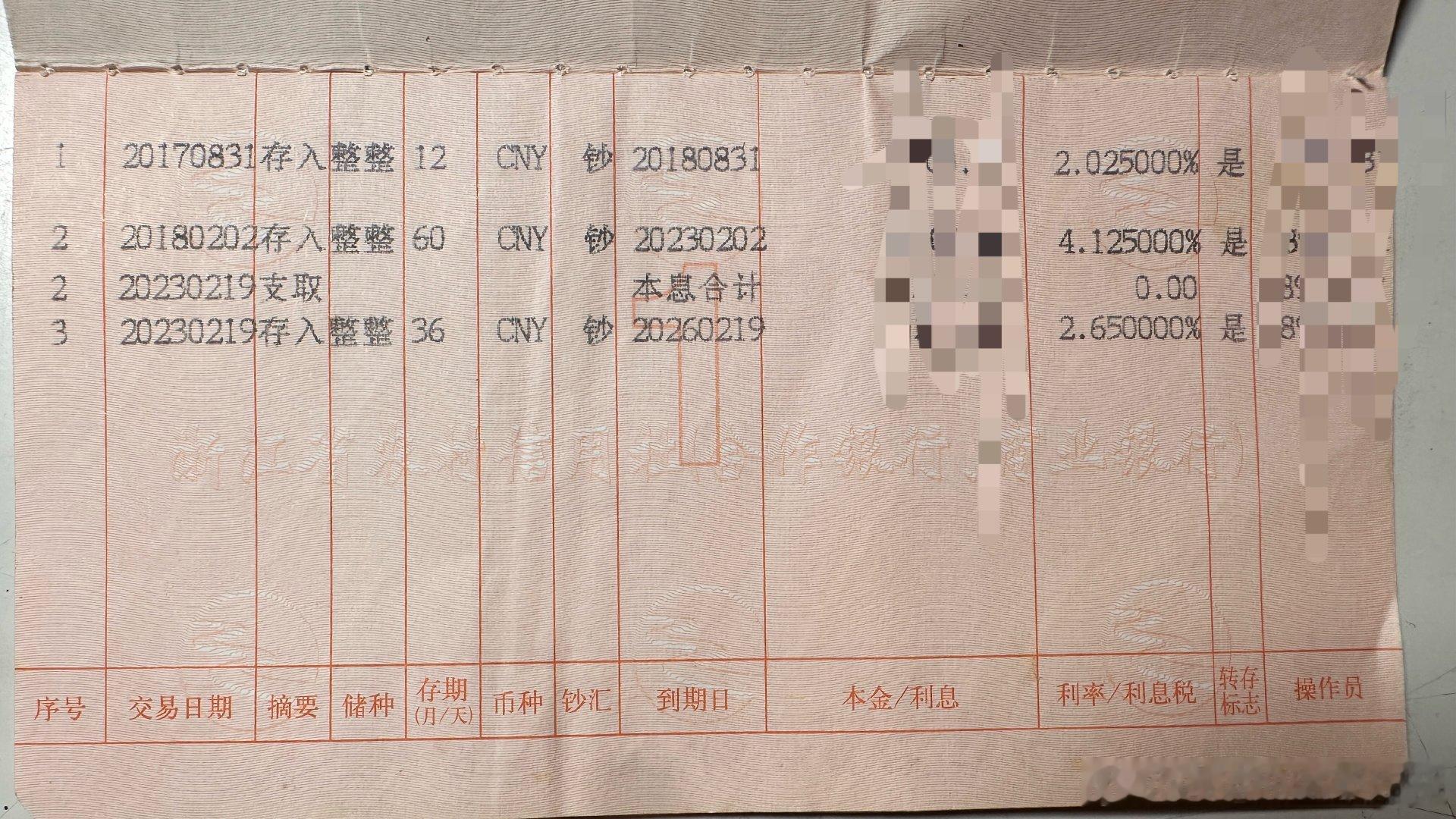 年化1.6也太低了刚才为了这个话题，翻箱倒柜的找出了存折。之前在银行上班，有时候