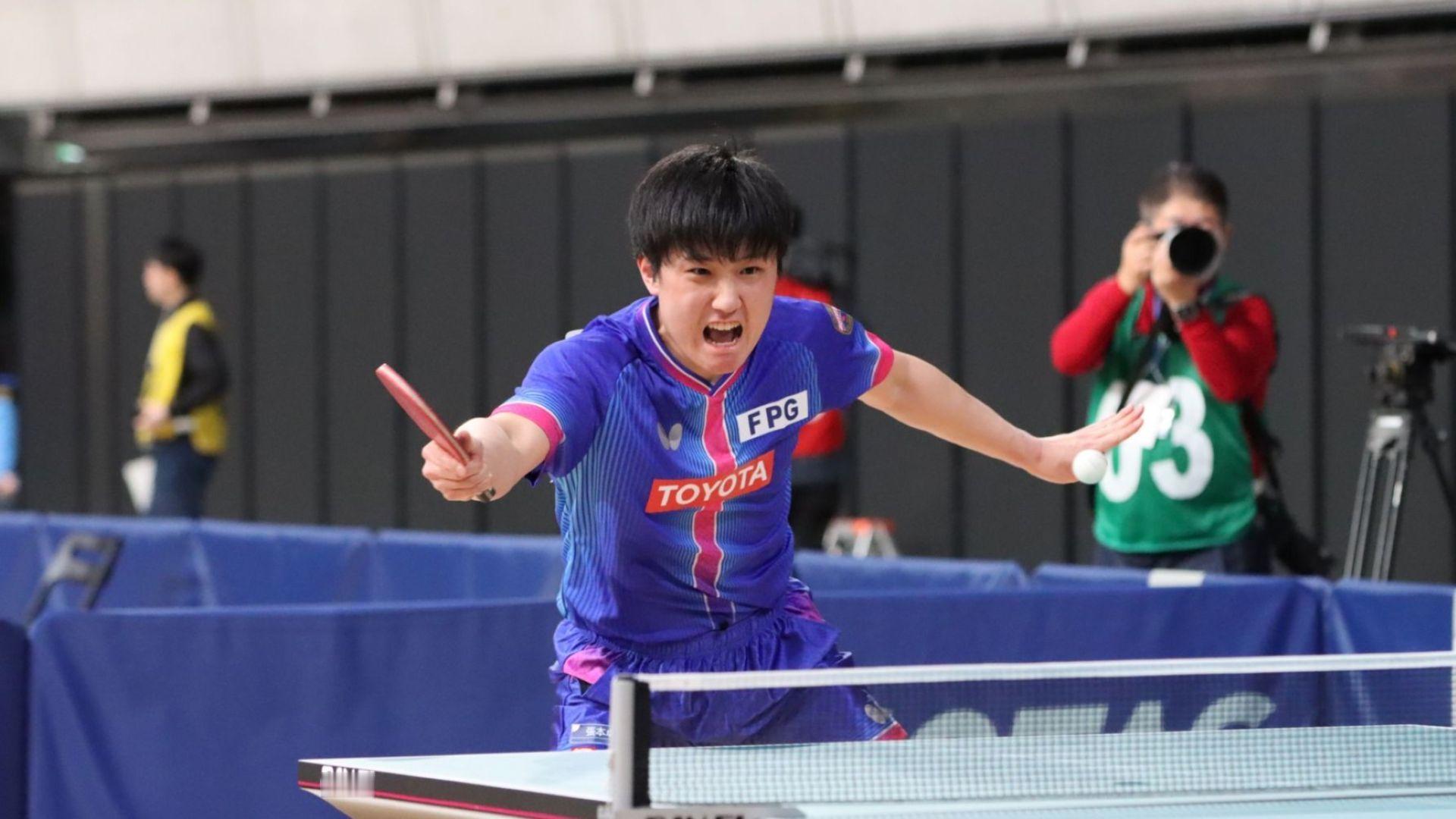 张本智和张本智和2026全日本乒乓球锦标赛 20260123JTTA官网提及凭借