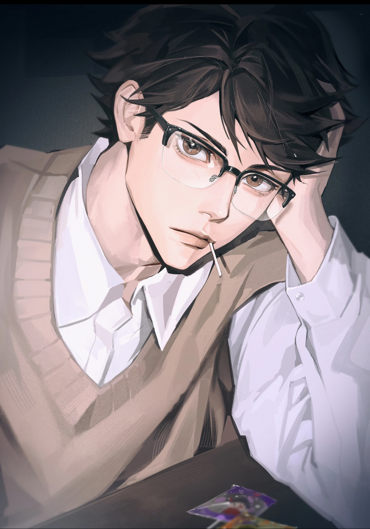 及川学长cr.偷喝汽水 排球少年[超话]  
