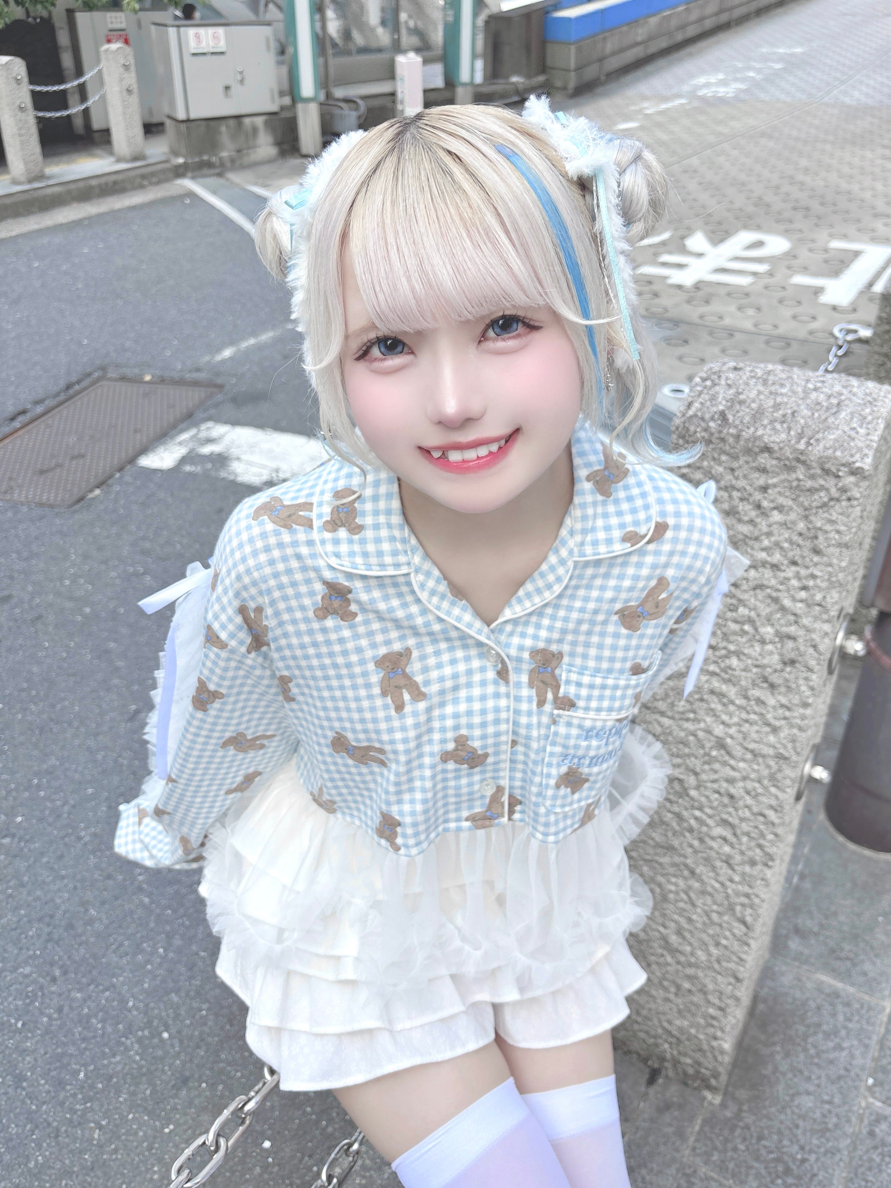 輪廻ねる：「等着被你说喜欢、！」Neru【NANIMONO】所属担当色：水色💎