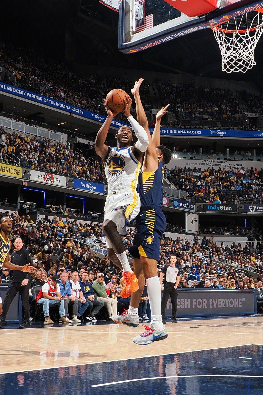 今日赛场照📸勇士vs步行者 ​​​