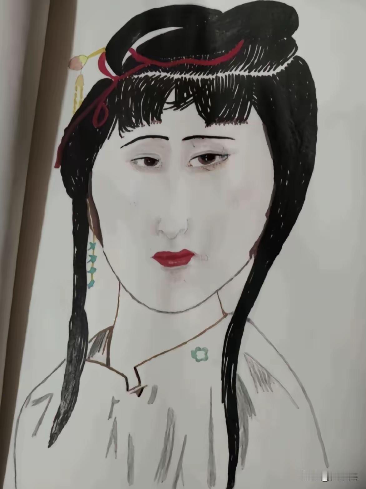 天上掉下个林妹妹，画的好不好。大家给个评分