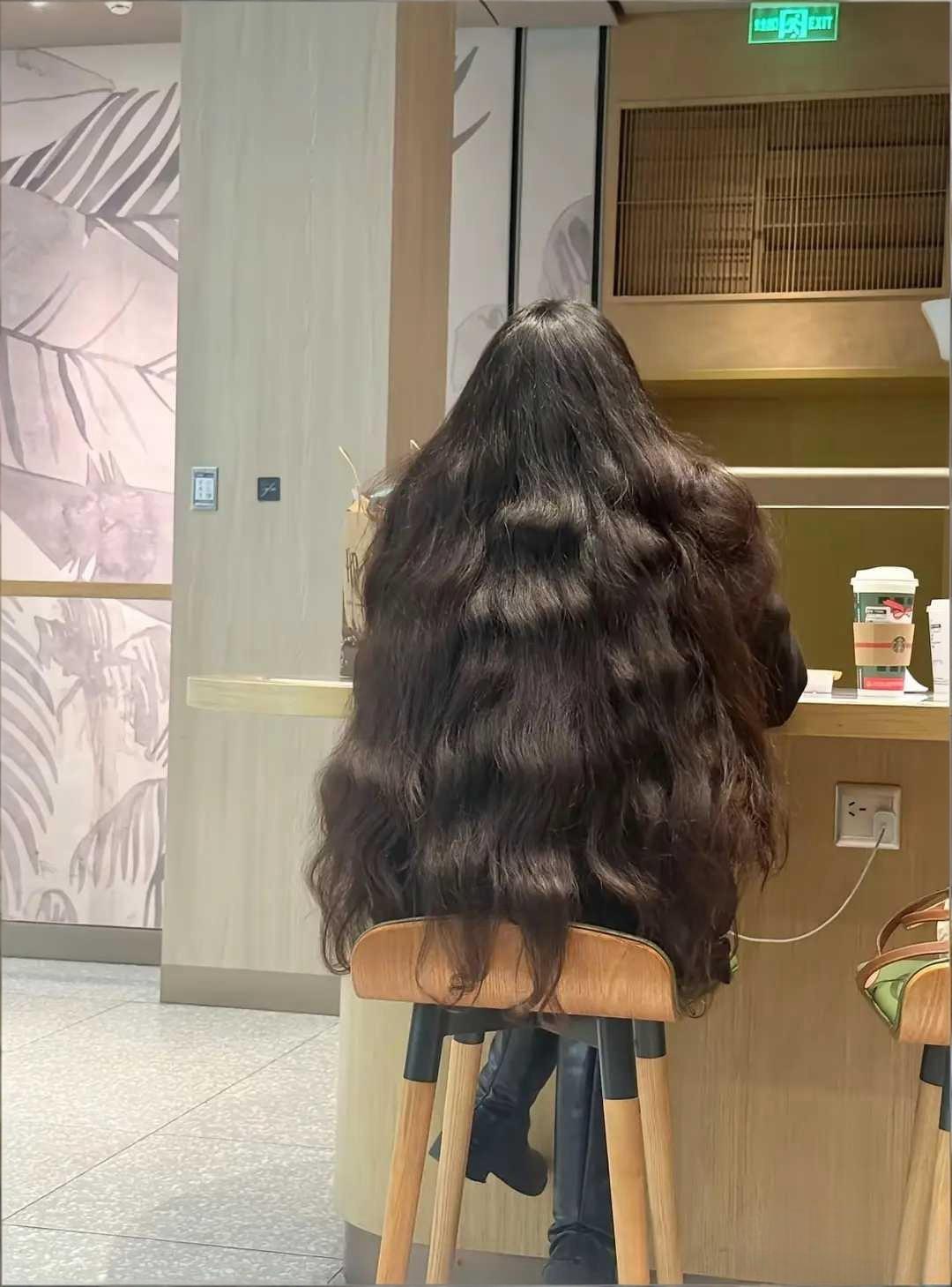 这发量真的羡慕