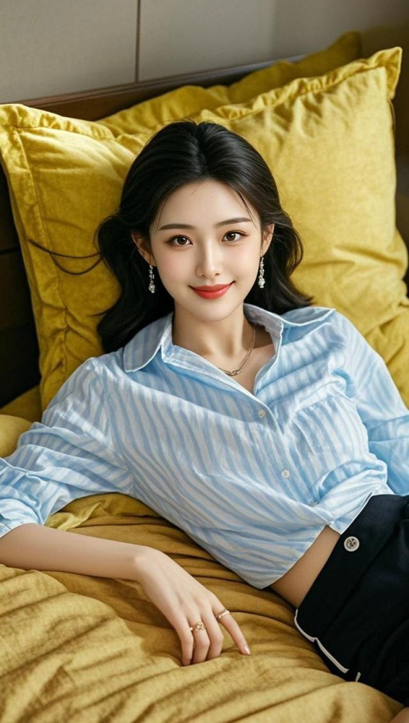 AI居家慵懒照 抖音ai创作