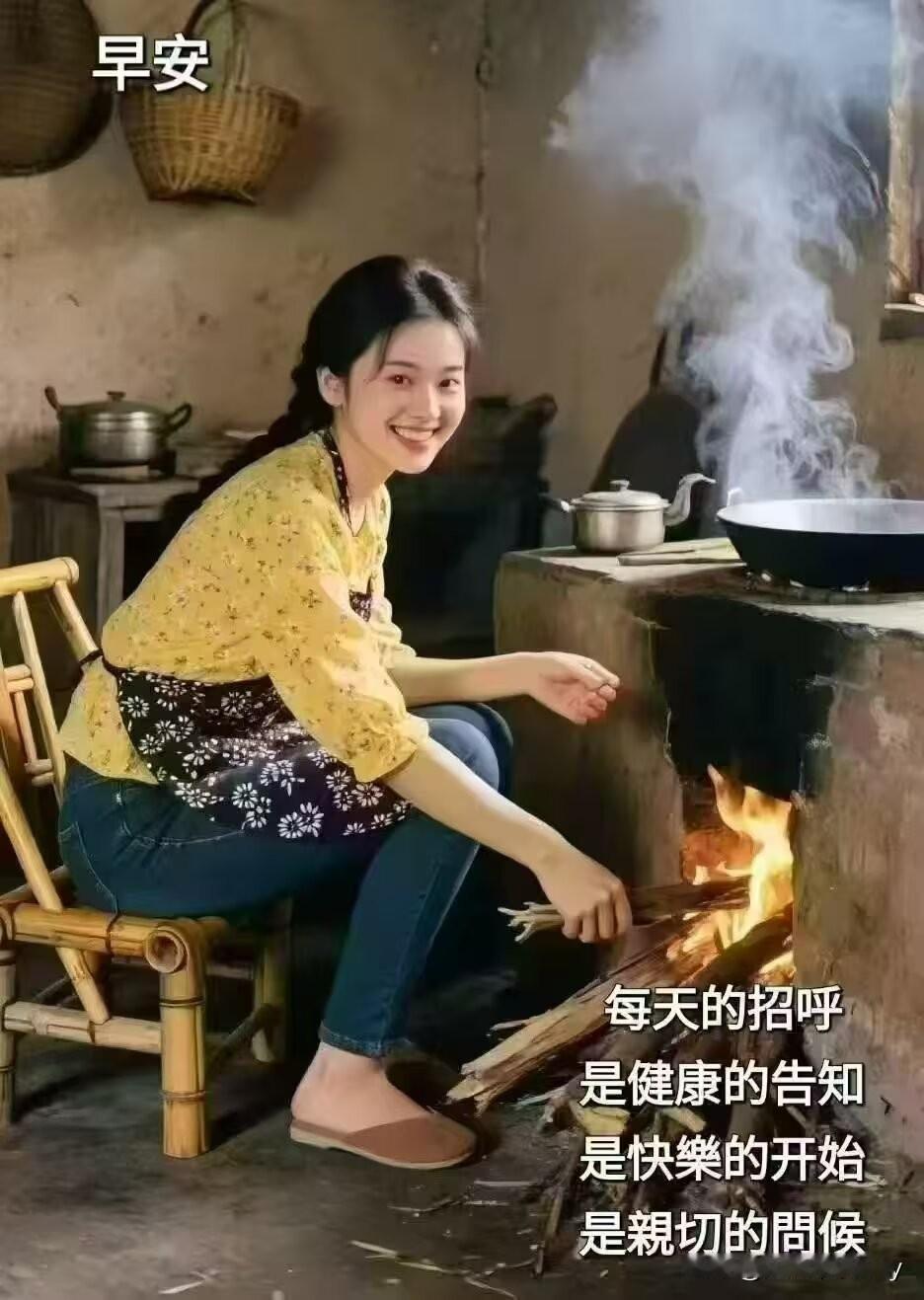 你是否相信如今还有如此精致的女孩，竟会站在灶台前，还会到大集市卖菜来维持生计吗？