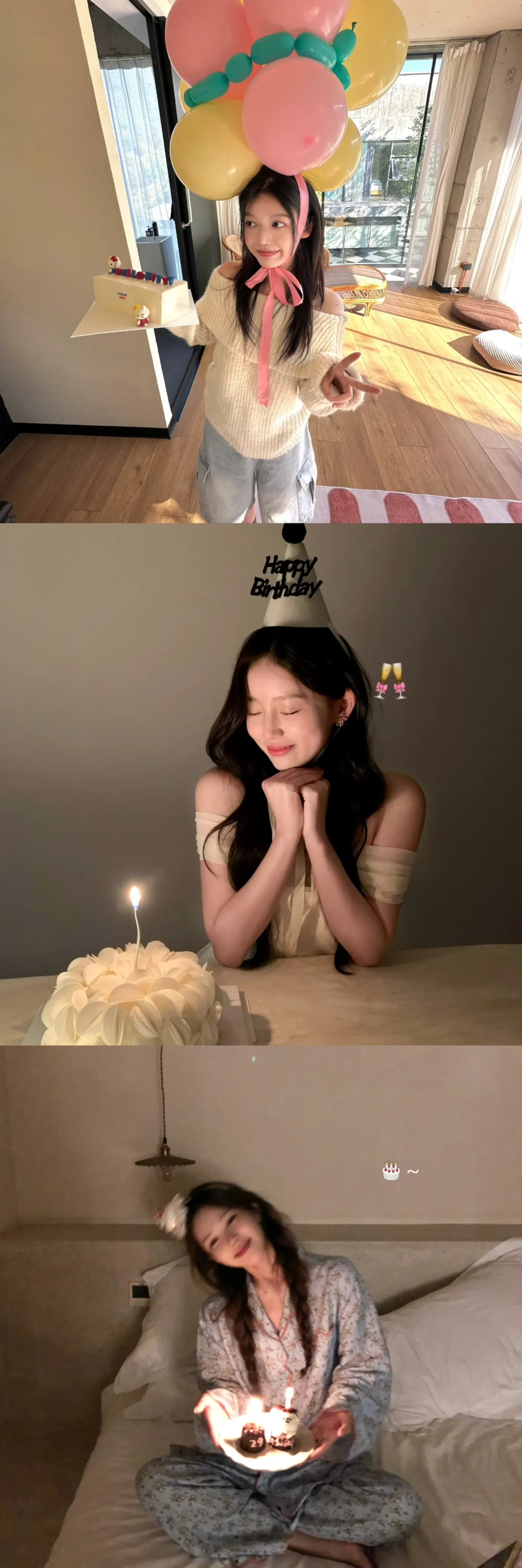 存一些生日拍照📷姿势！