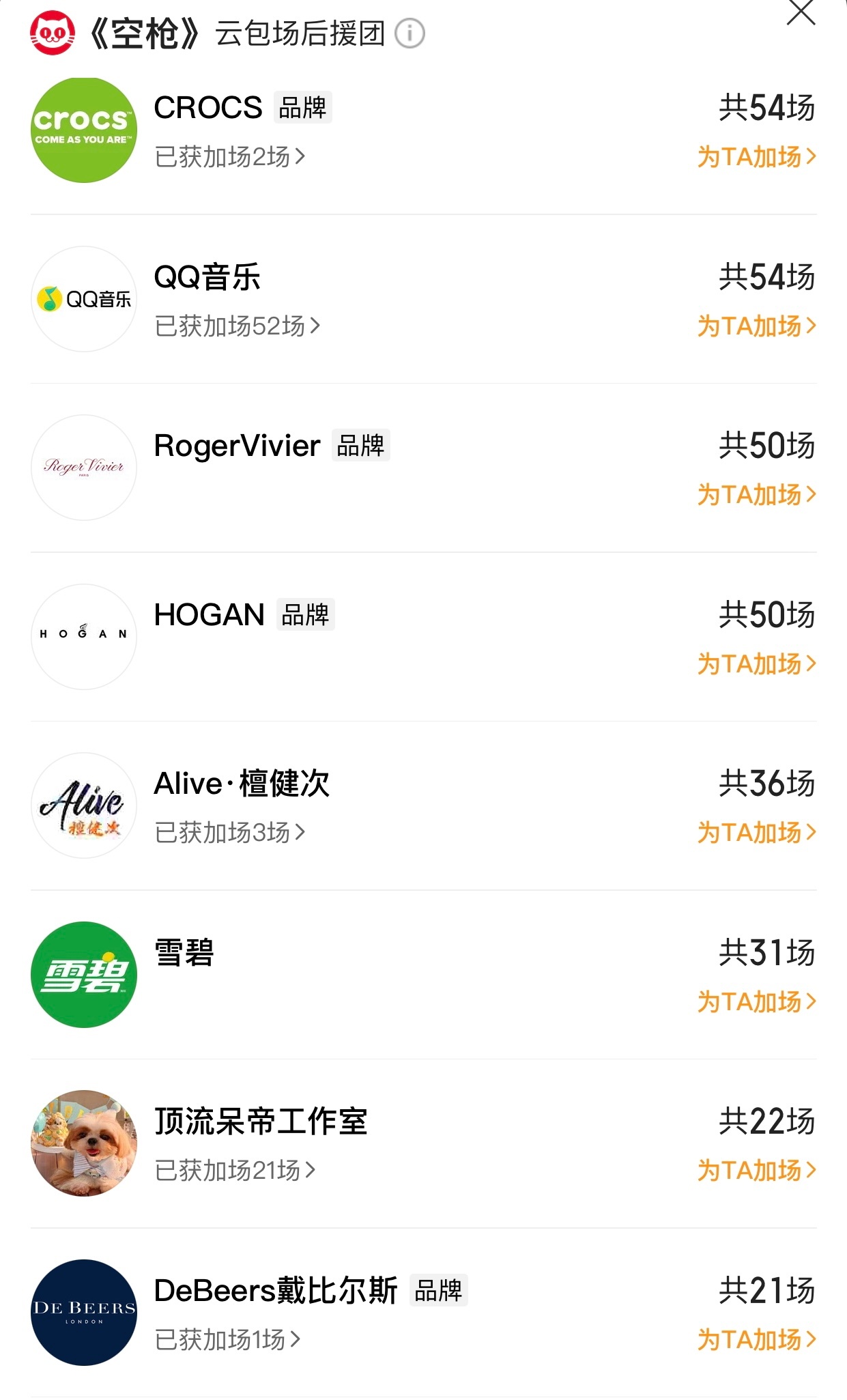 檀健次粉丝包了1.8万场空枪小炭火对檀健次真的是发自内心的热爱，只要是檀健次的作
