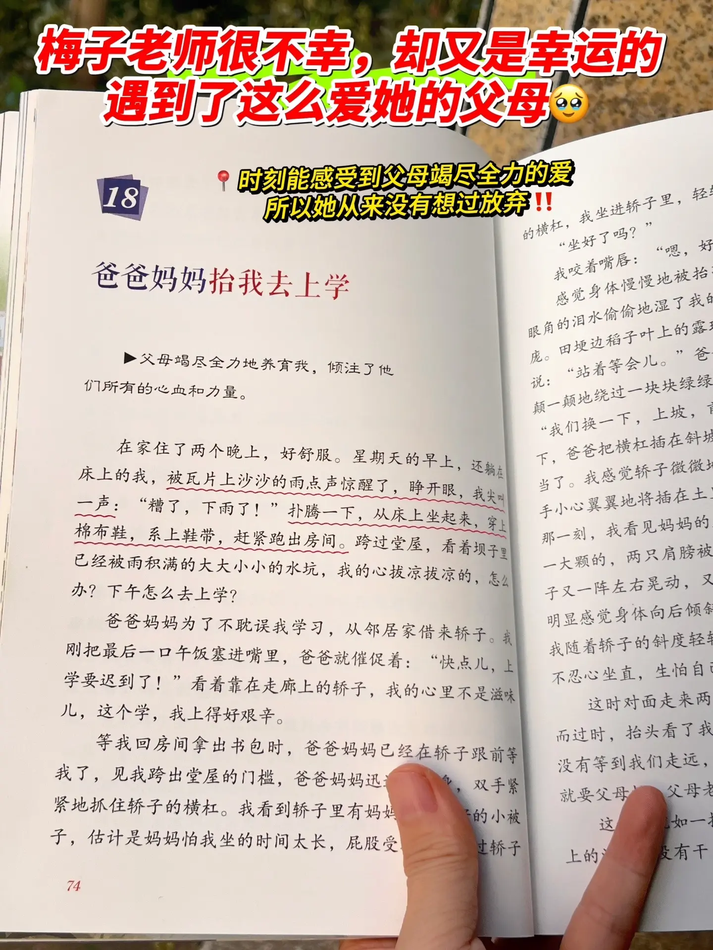 中小学生不可不读的真实励志人生故事🔥。从小因病失去双手双脚的梅子老师...