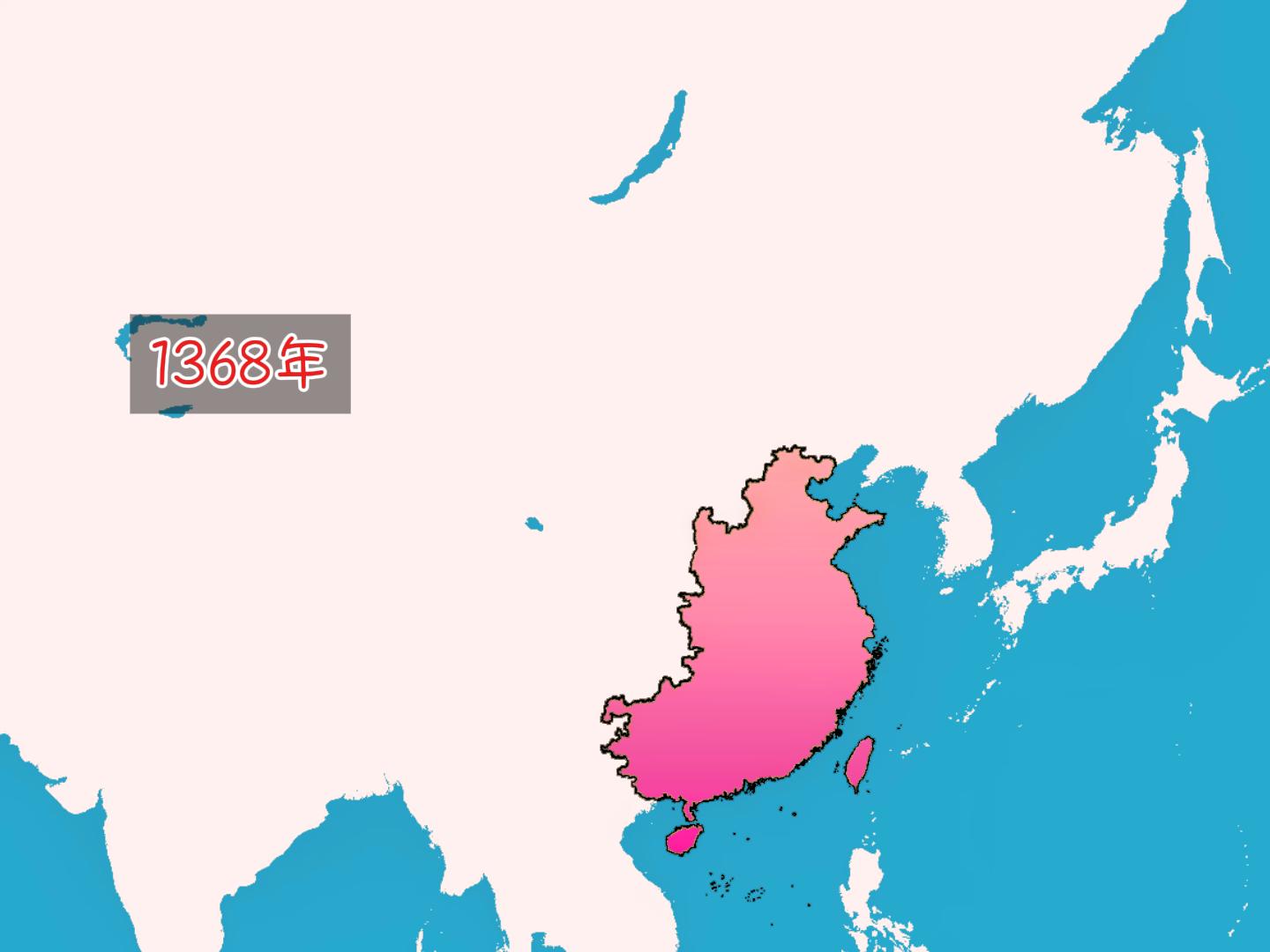 30张明朝各时期版图合集。