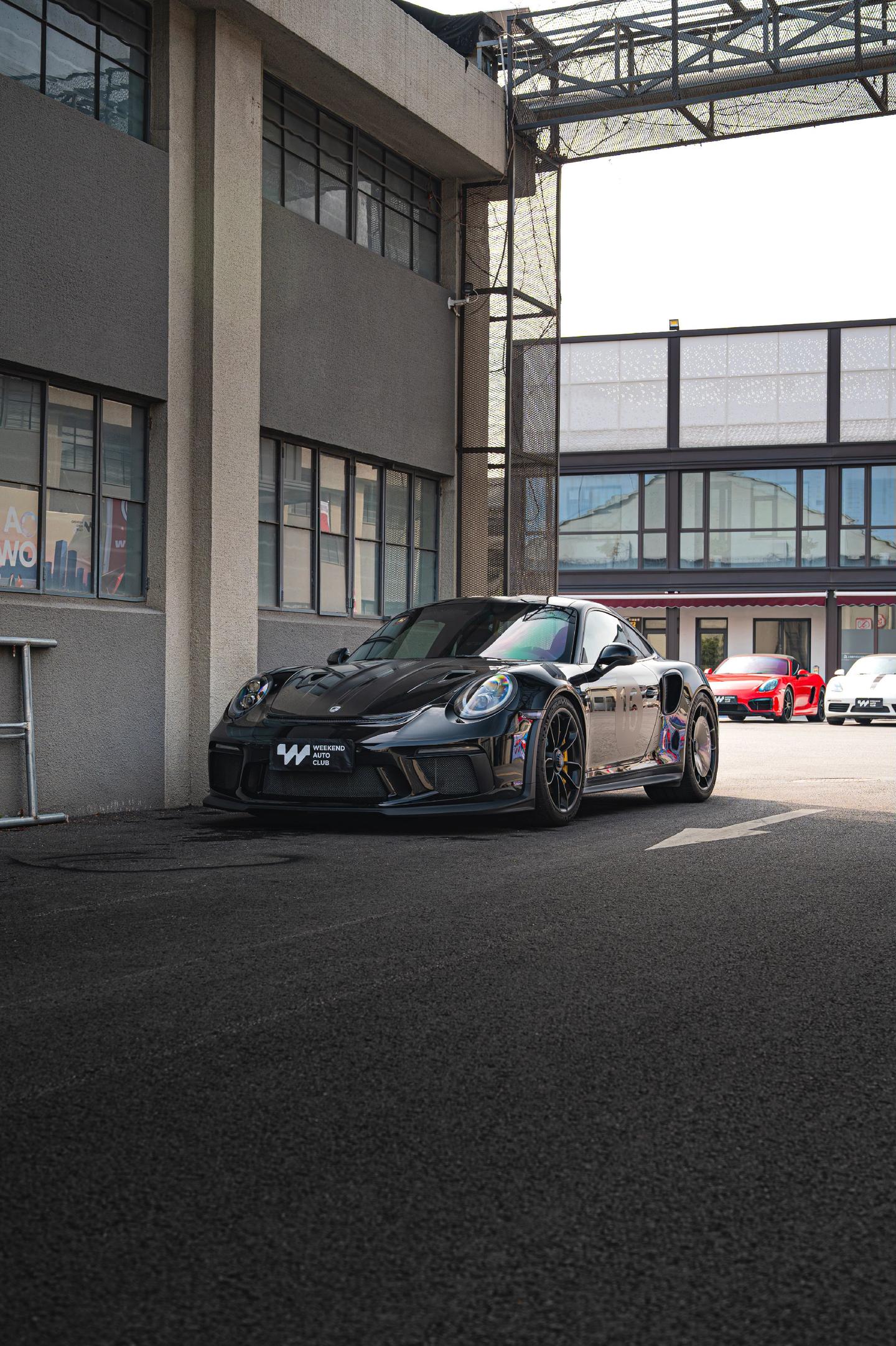 没有尾翼的保时捷911GT3RS.头一次见到拆掉了尾翼的GT3RS  ...