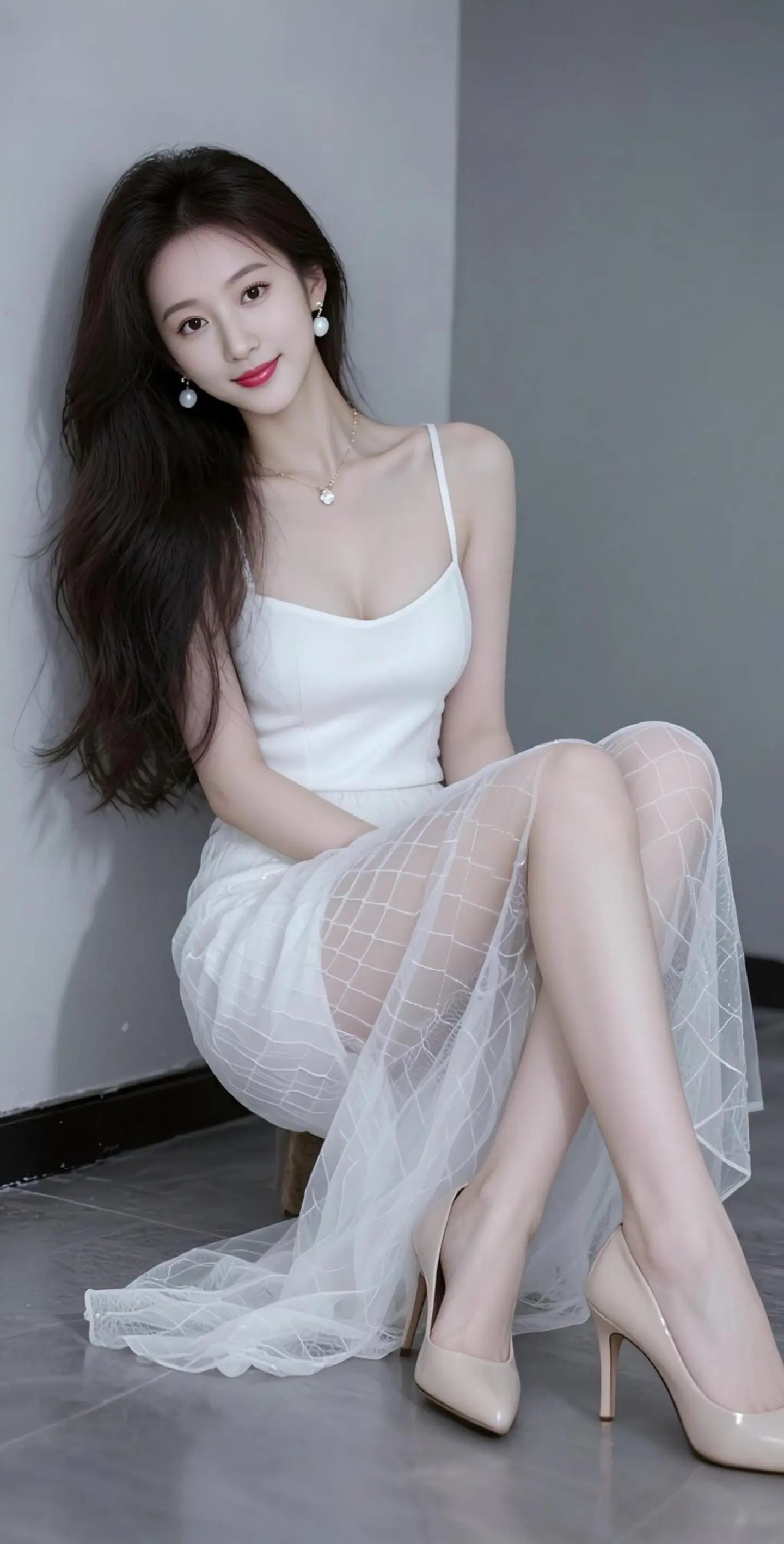 AI清冷御姐写真 ai创作