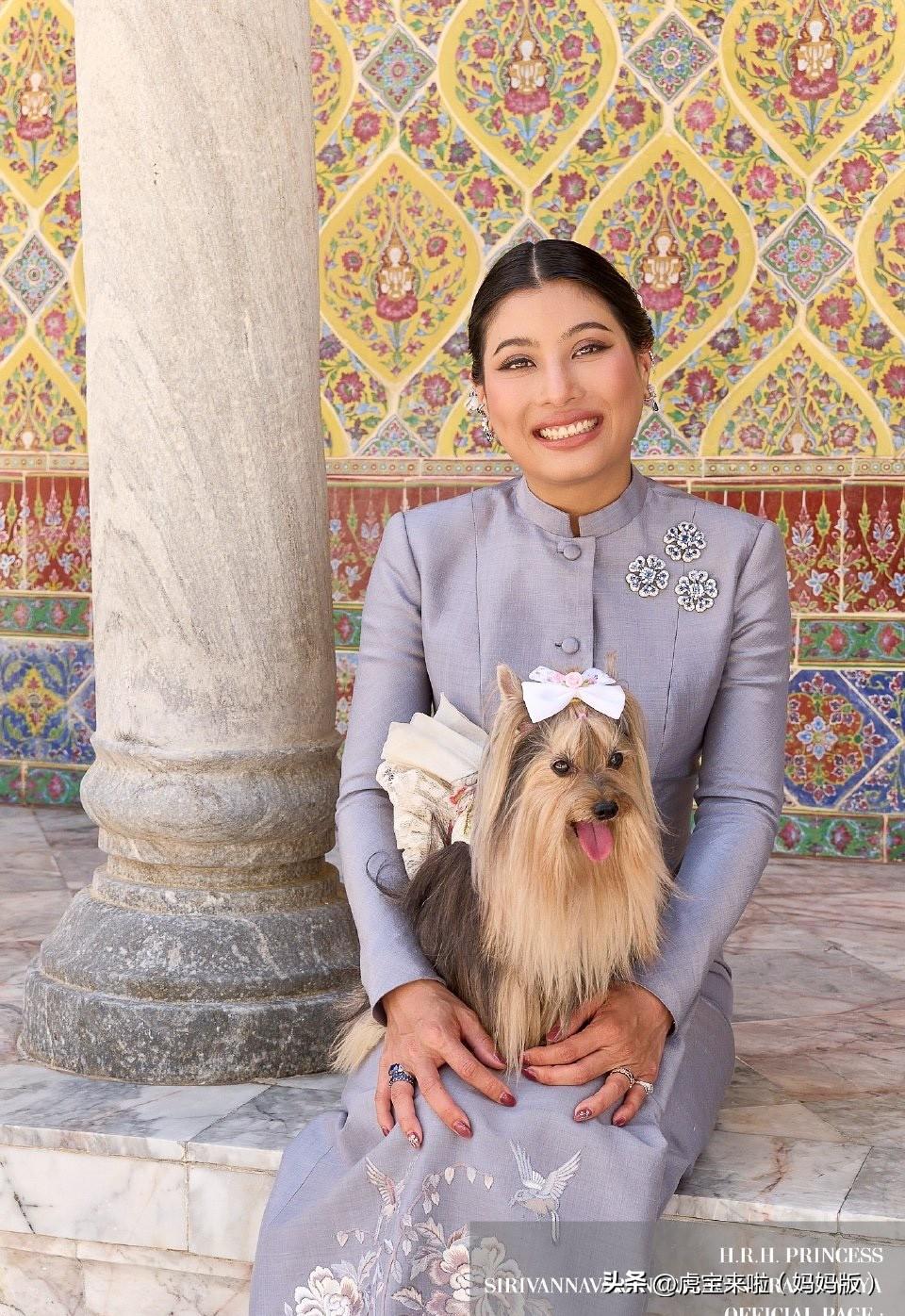生日必须美美拍照，公主也不例外！思睿梵公主和她的爱宠们在生日照上集体亮相！