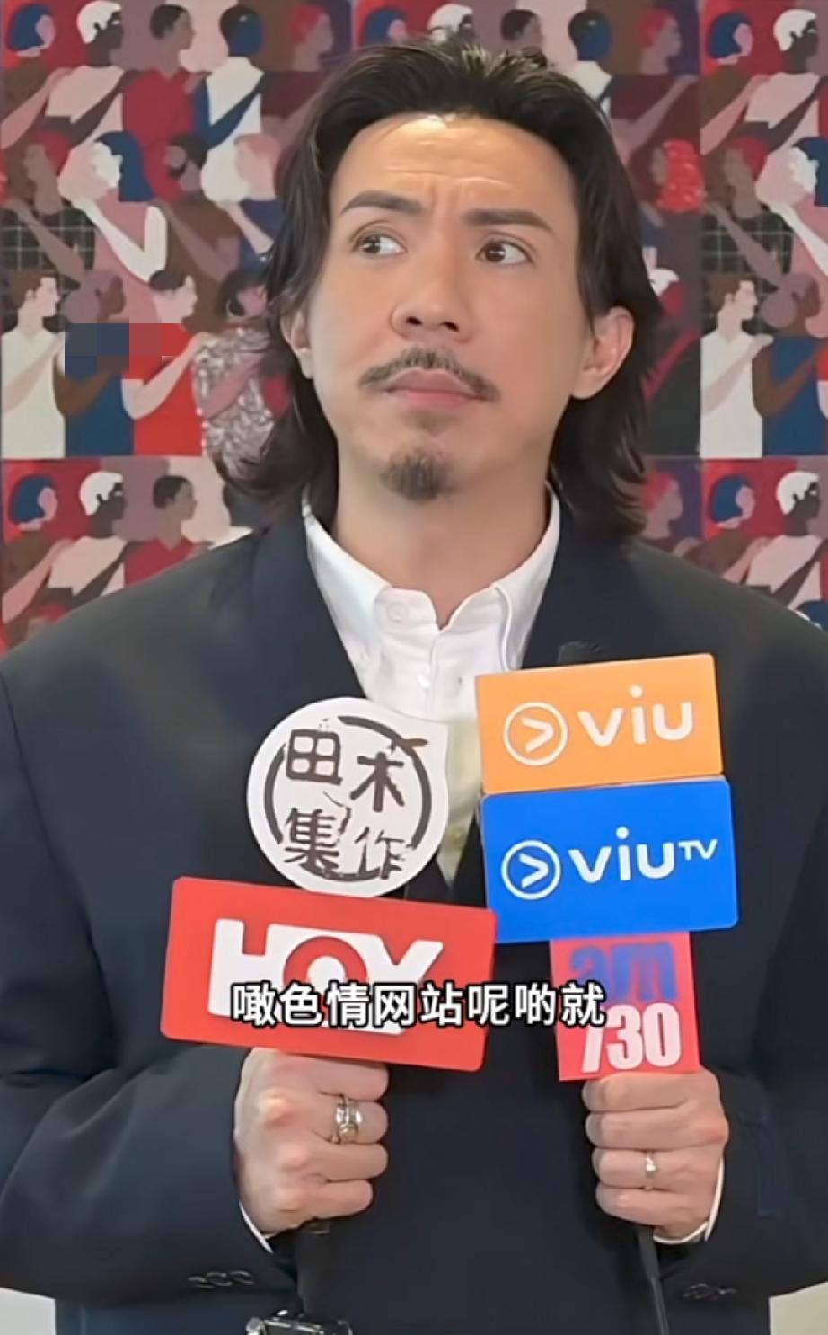 张继聪说儿子看“影片”也是没法避免的

他不会直接过问，要是完全不看，还担心他有