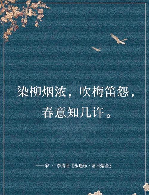宋词（诗）景物描写佳句230例（十四）

66、梧桐更兼细雨，到黄昏，点点滴滴。