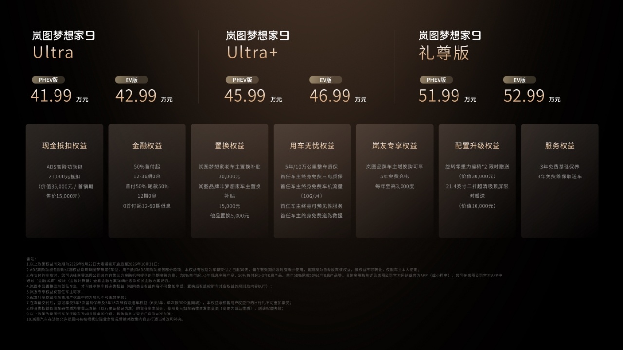 岚图梦想家9全球上市，这个价格你们觉得怎么样？[不愧是你]九系智尊岚图梦想家9上