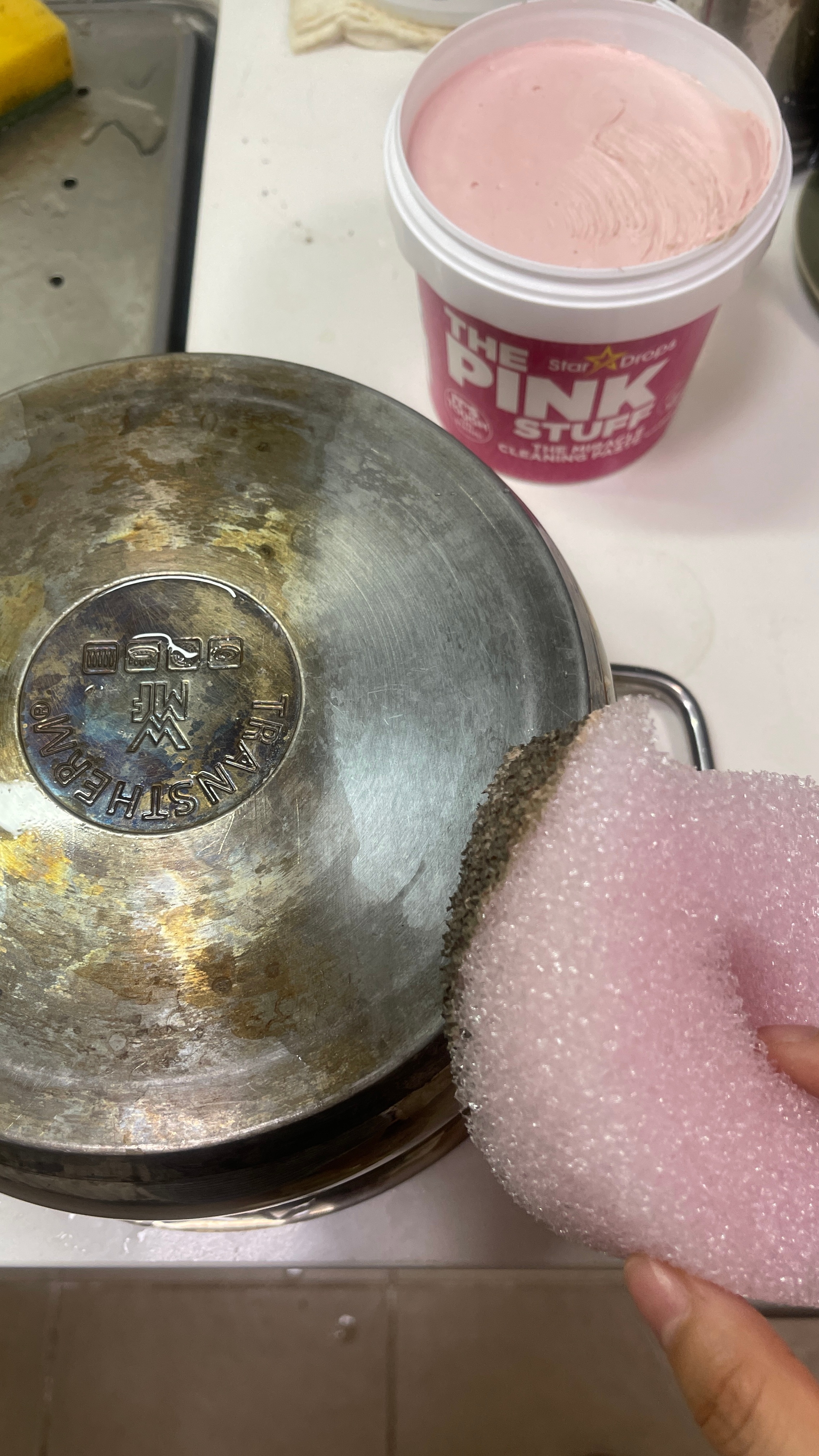清洁 好用的 the pink stuff～ 