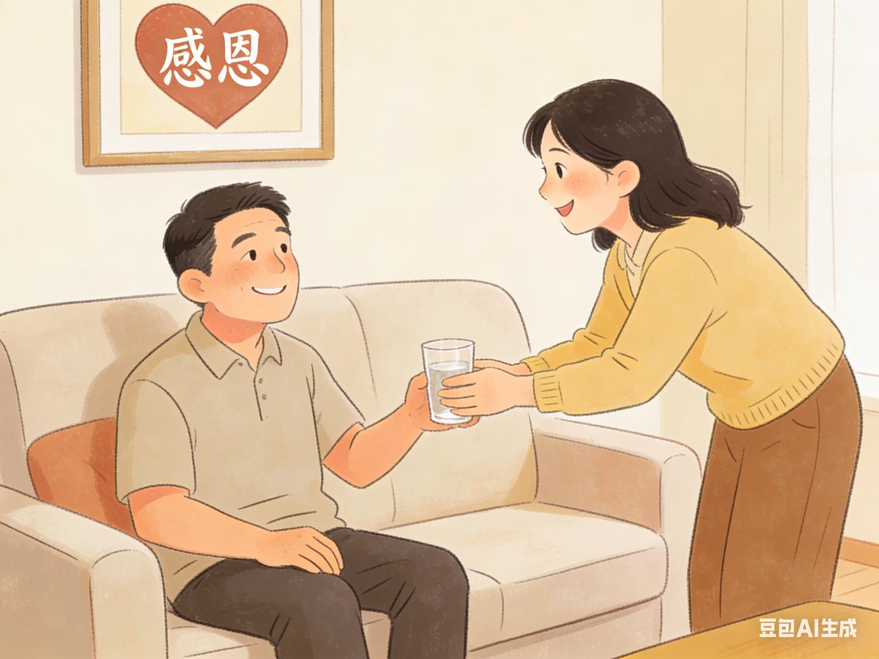 感恩的心，在人群中是大爱，而在情感婚姻里，则是小中见大的真情。
情感婚姻里，如果