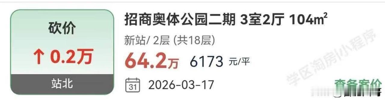 割肉卖？
奥体公园这么便宜了吗