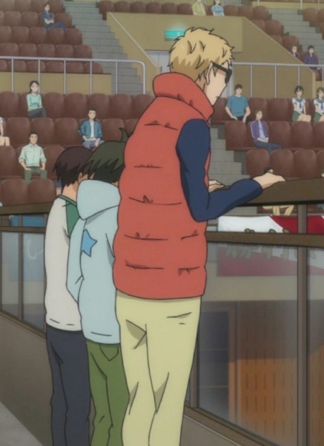 #排球少年##月岛萤# 这身高差哈哈哈哈哈哈 ​​​