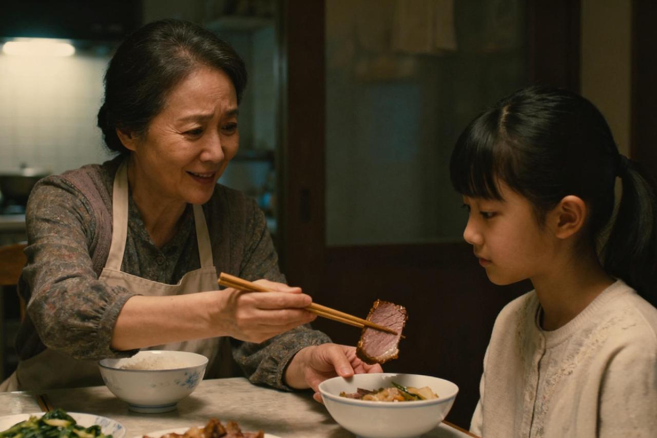“妈妈不爱吃肉”，这句话我信了22年。

小时候家里条件不好，每次炒菜有点肉，她