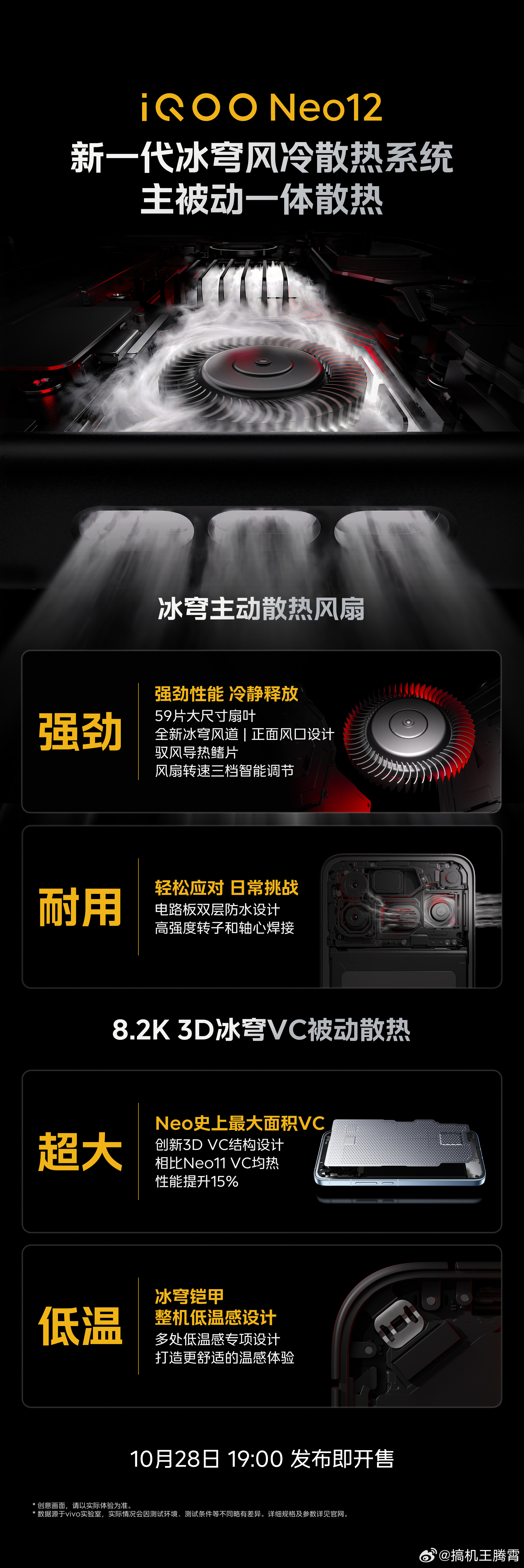 iQOO Neo12核心配置公布了，搭载第五代骁龙8至尊版 + Monster超