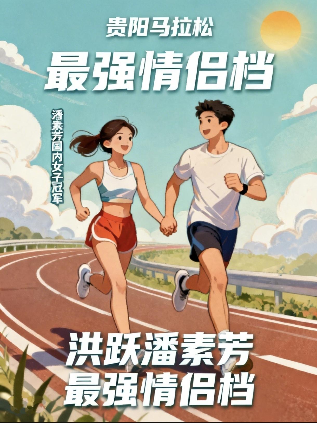 封神名场面！贵阳马拉松诞生最强情侣档！惊艳全场！外籍大神强势破纪录、全程一骑绝尘