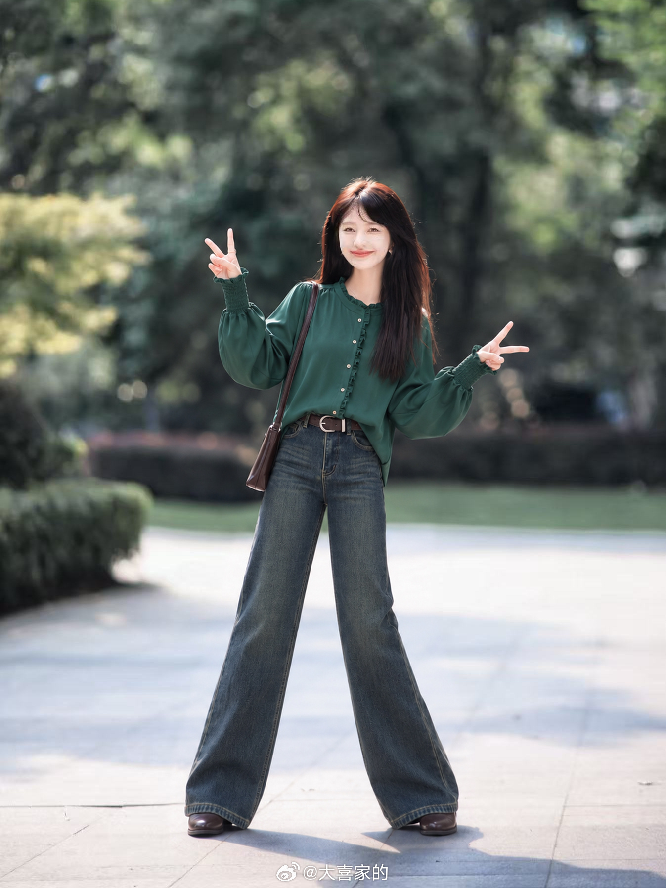 这个绿 真的赎罪女主角即视感（bushi）太贵气了 不愧是真丝的 ​​​