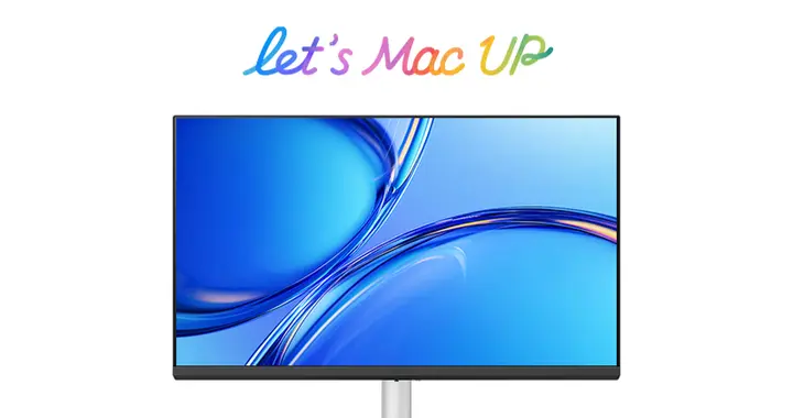 明基31.5英寸4K蘋果色鏡面顯示器MA320UP上架，售5999元