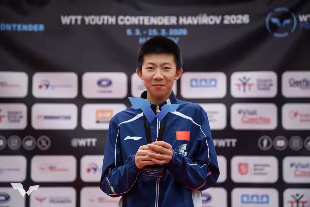 勇夺3冠1亚！中国男乒又一14岁新星闪耀崛起：追赶王楚钦林诗栋？连续参加3站WT