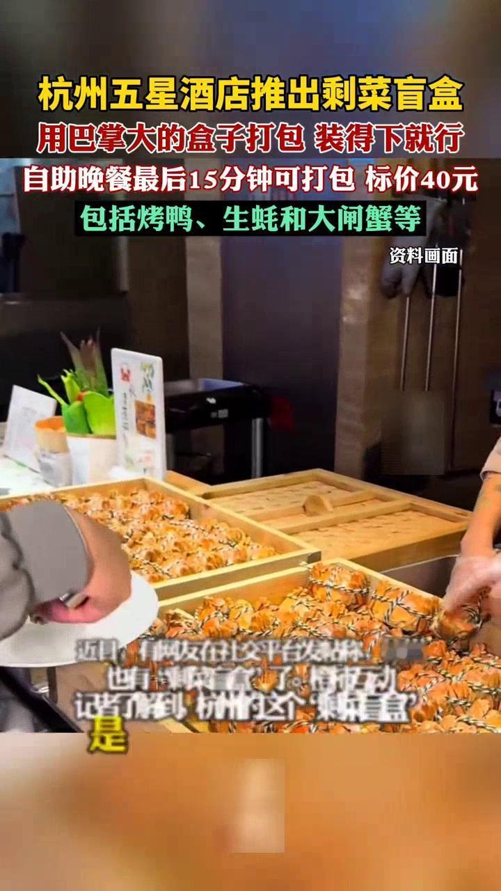 杭州国寿君澜大饭店推出的“剩菜盲盒”自助晚餐优惠活动，具有一定的亮点和潜在争议。