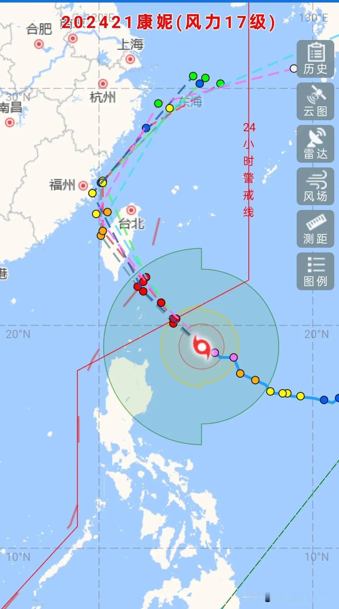 没想到，今年第21号台风康妮发展势头也太猛了吧，昨天12级，今天居然连升5级，变