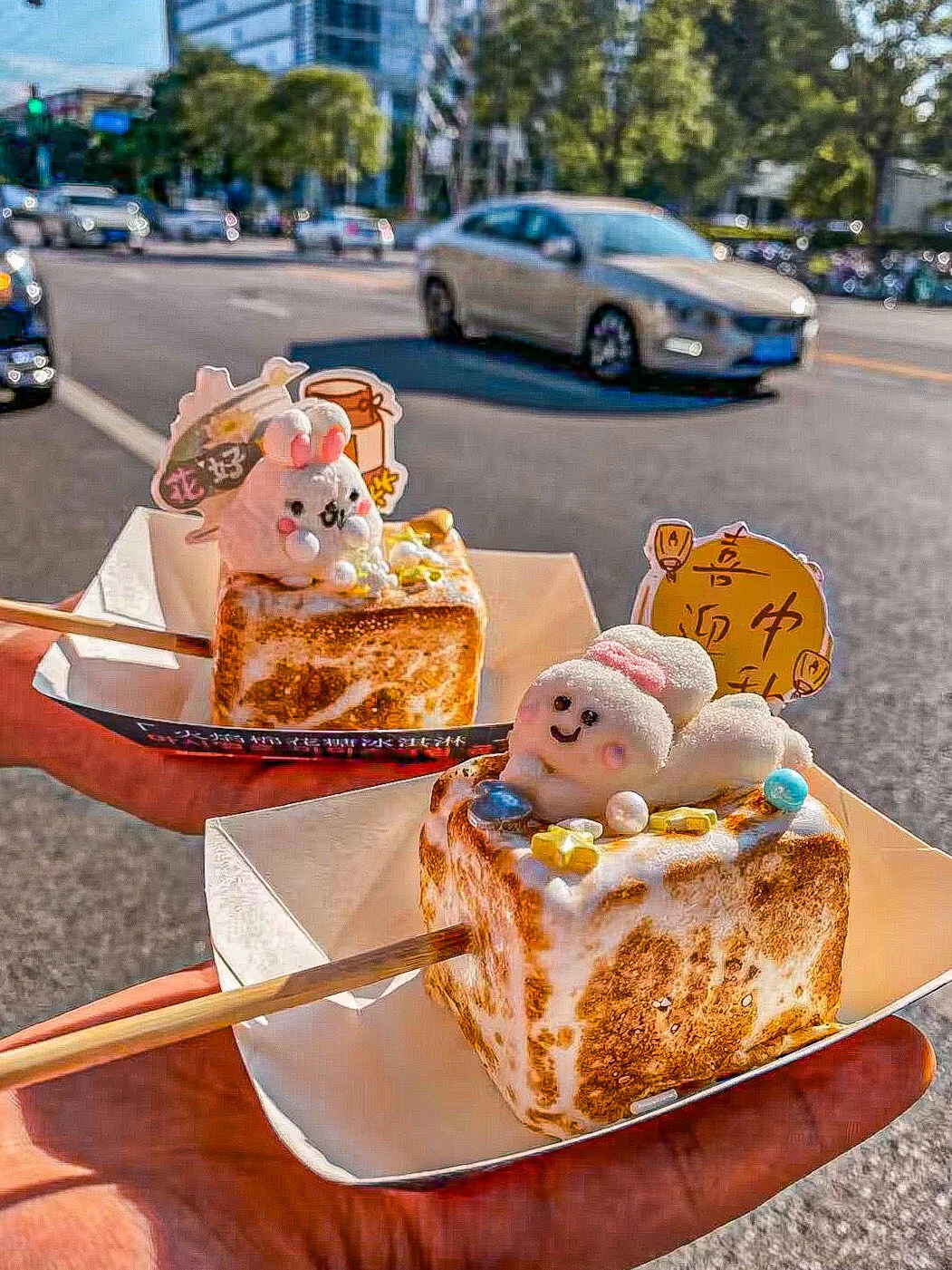 北京!五道口!竟然吃到了棉花糖烤饼干!