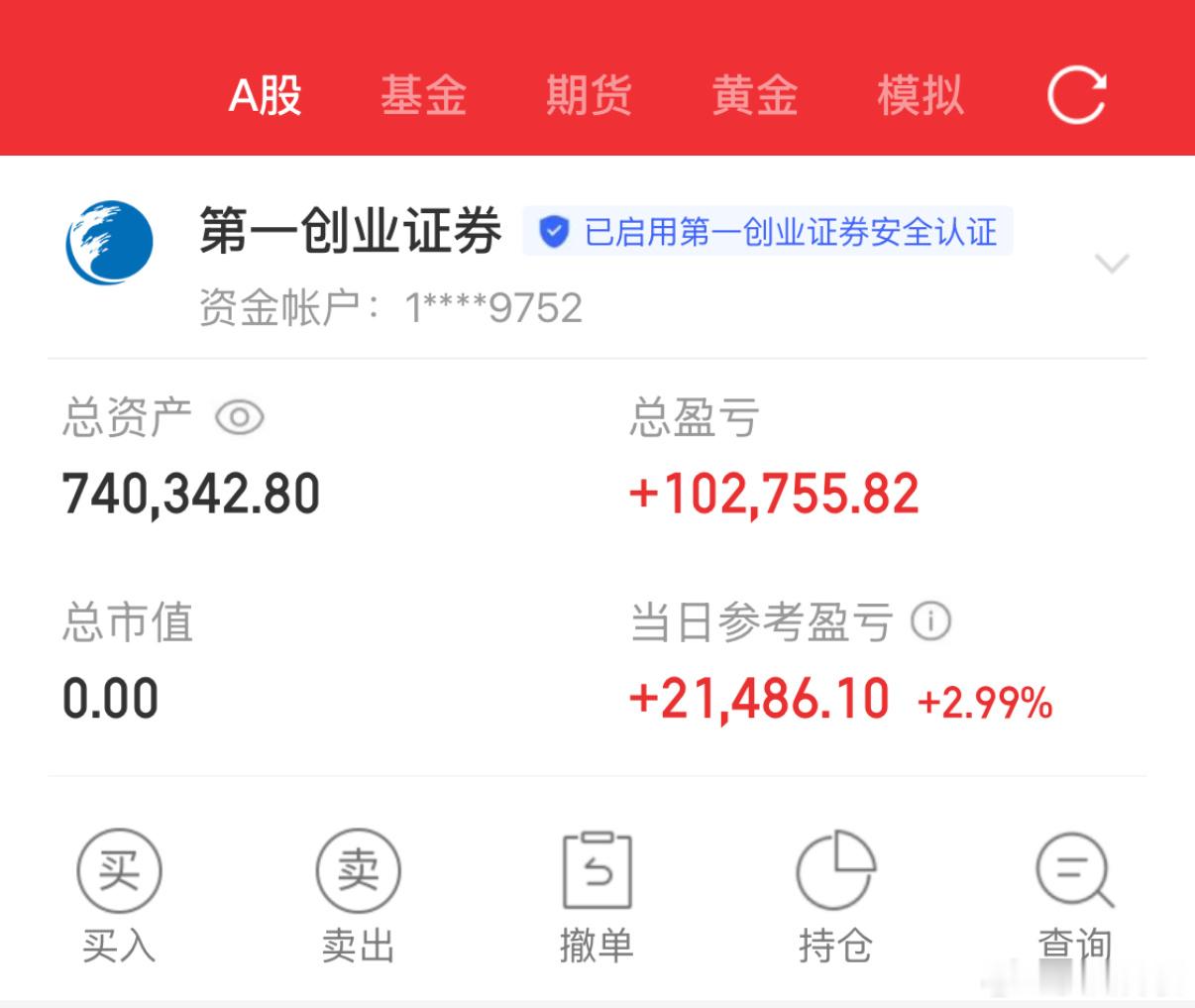 已经获利了结，清仓离场，收益在15cm以上！想要下一支牛股点赞回帖一波！ 