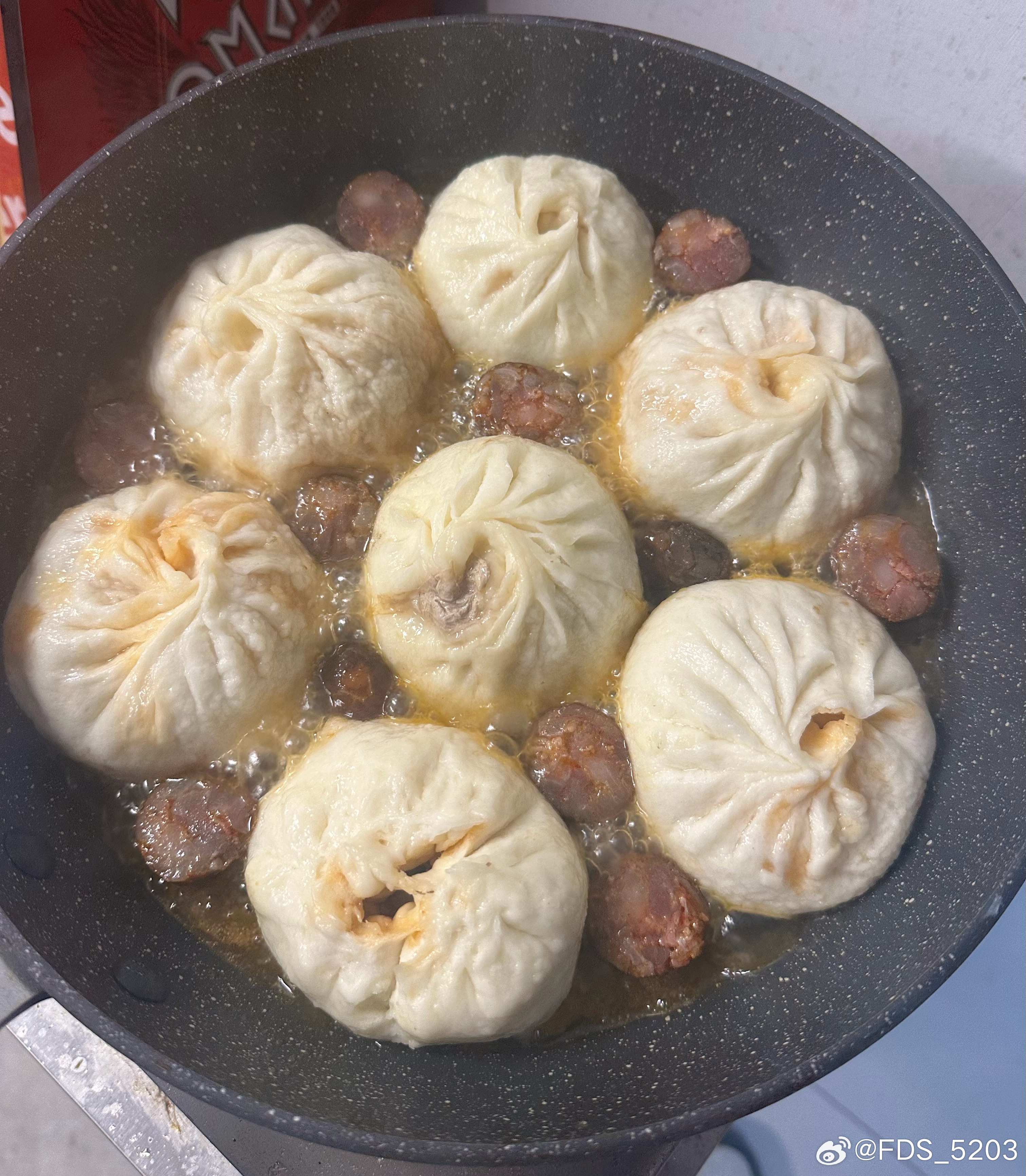 腊肠豆腐煎包 非常OK！  ​​​