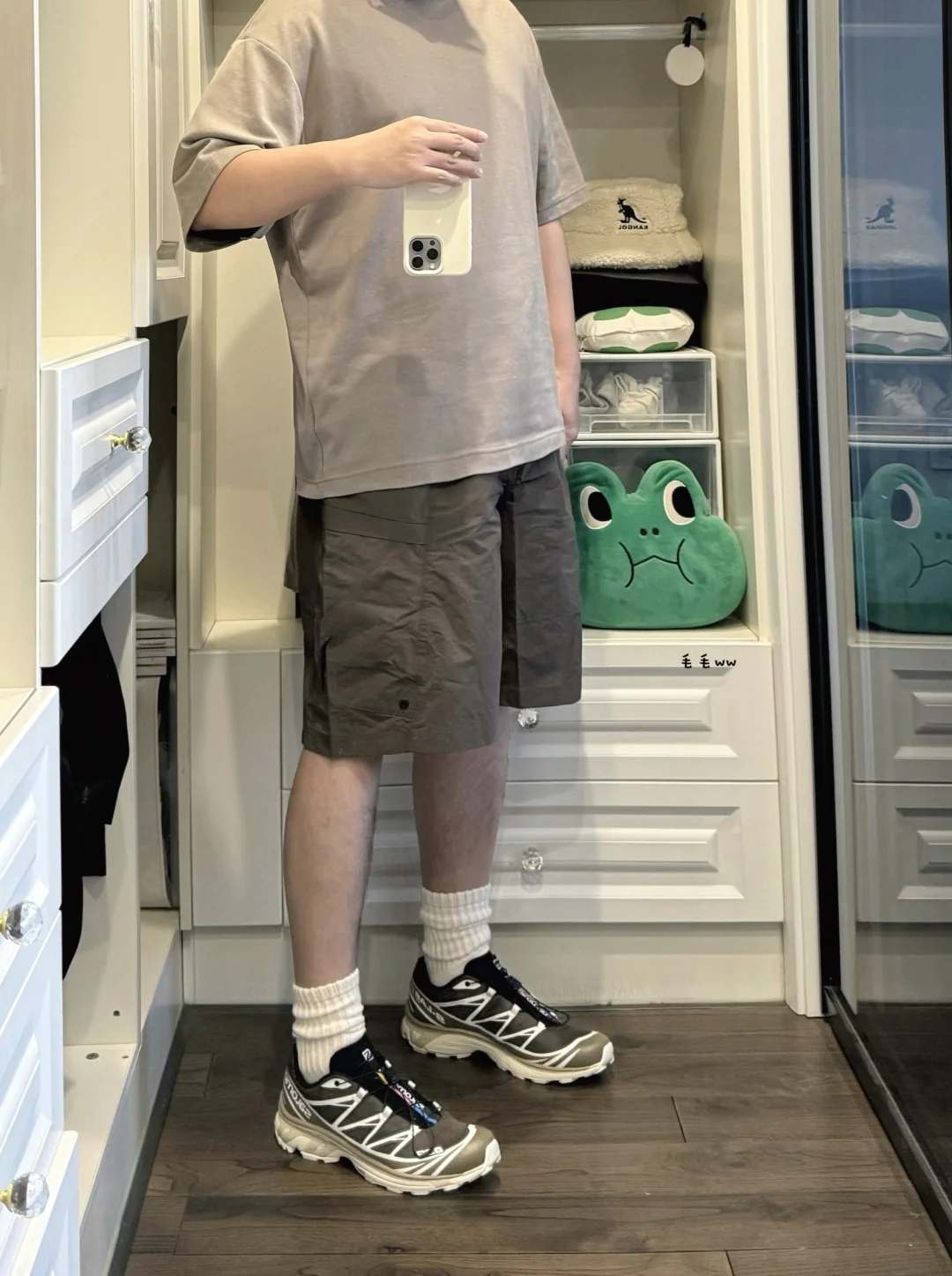工装短裤｜户外鞋穿搭