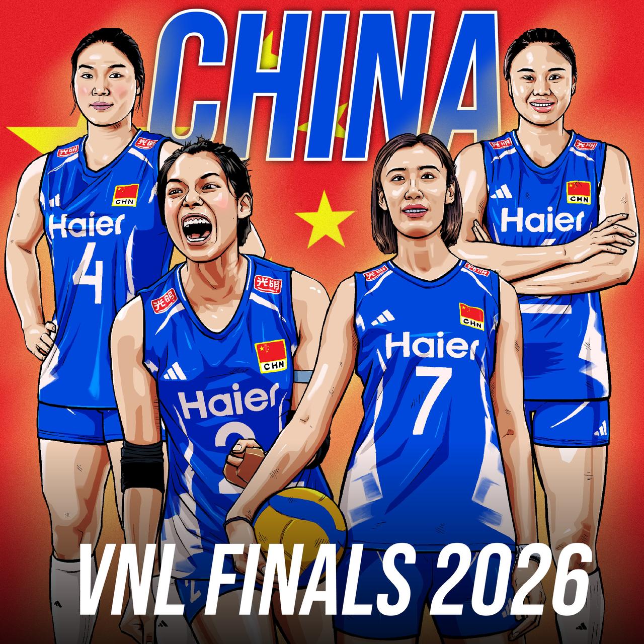 谢拉预测：中国女排1-3美国

今晚世联赛将迎来焦点战，在19:30进行的最后一