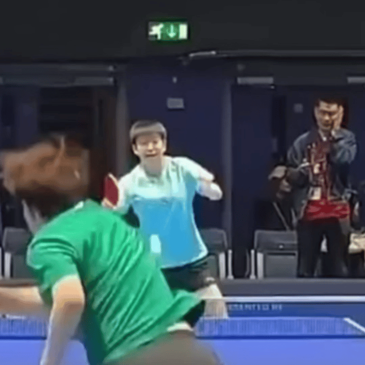 孙颖莎 看我小莎的厉害，哎哟我去 