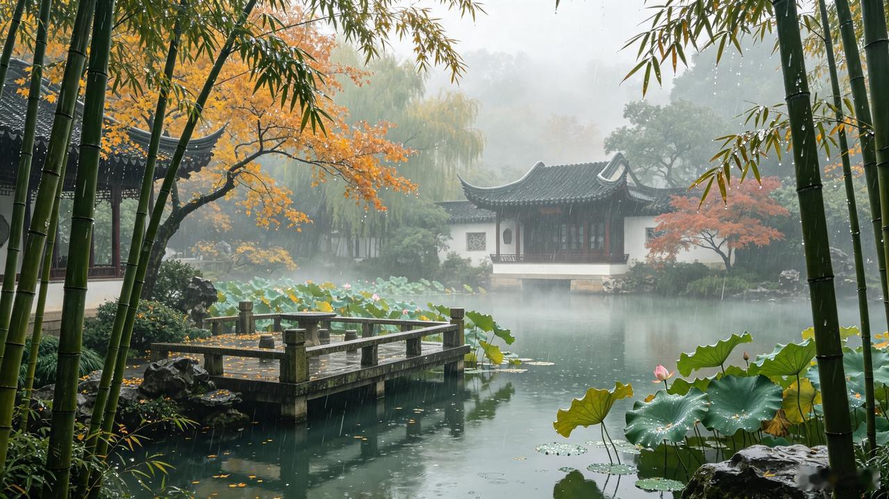 古诗词里的秋雨,你最喜欢哪一首?
 
秋雨，不似夏雨的猛烈，也没有冬雨的凛冽。淅