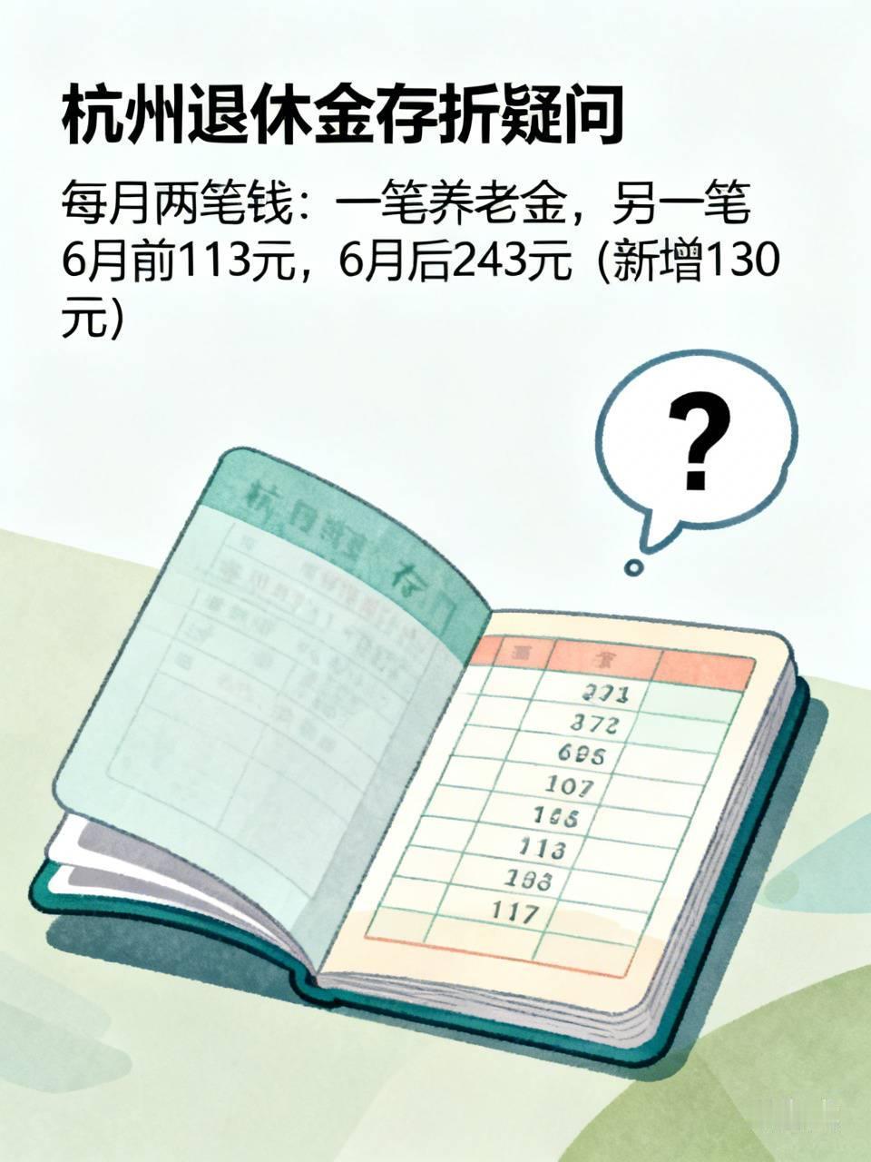 想问下杭州的朋友们，有谁清楚这笔钱是什么？
      今天父母让我帮忙查看退休