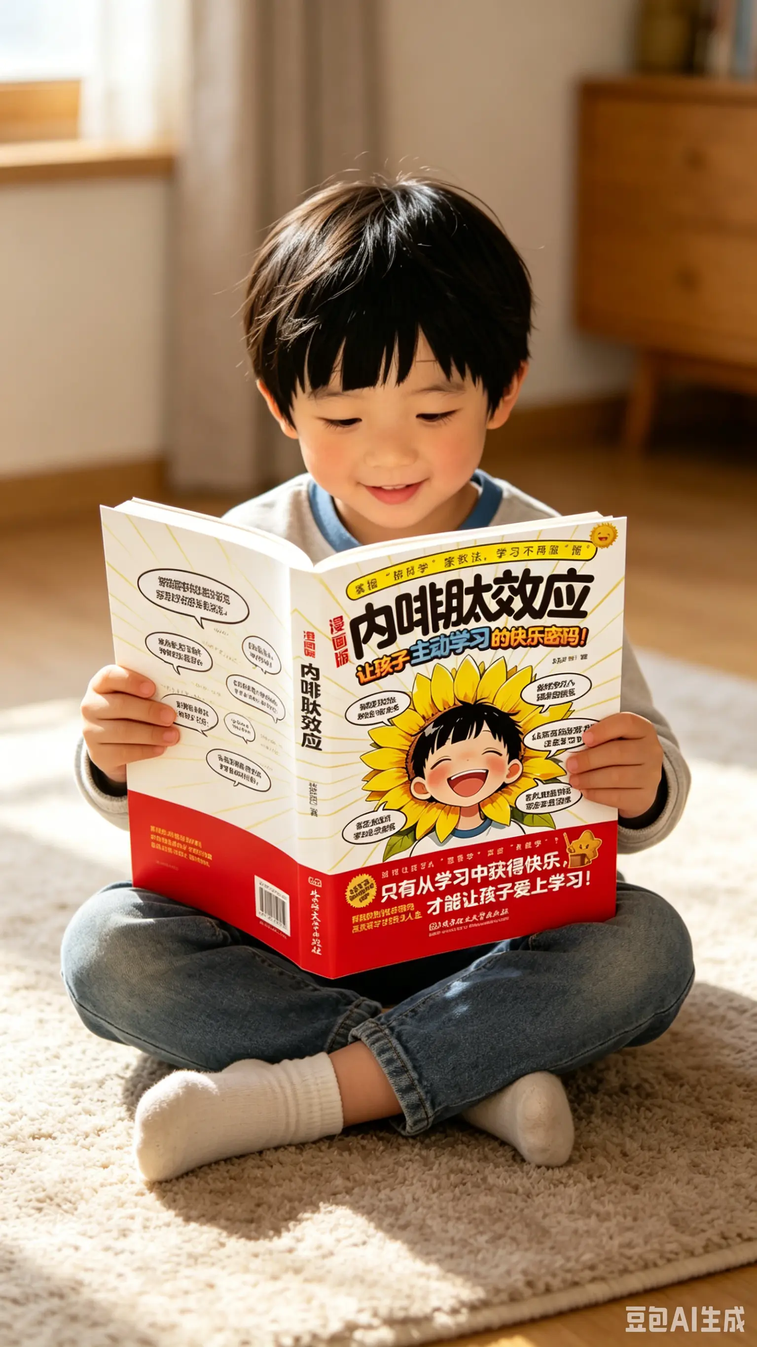 作为父母，尽早给孩子看这套漫画版内啡肽效应，锻炼强者思维，让孩子强大...